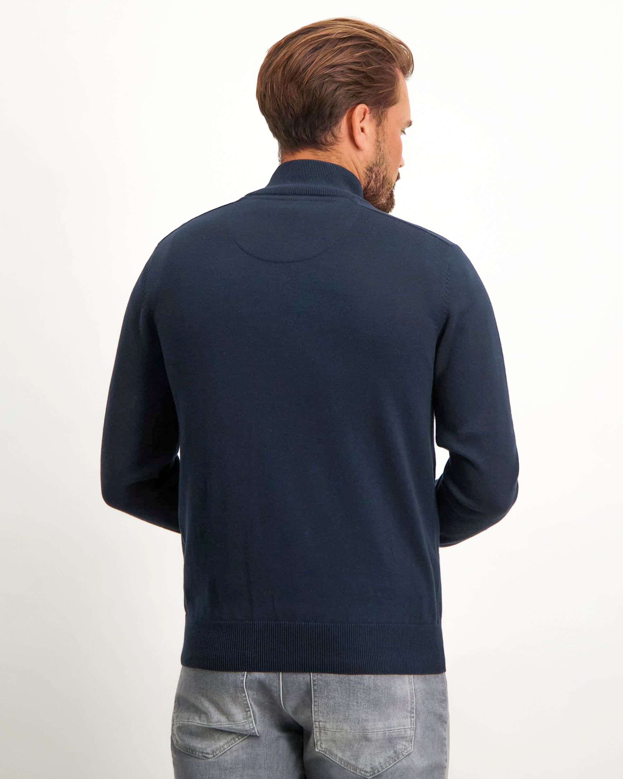 State of Art Trui Vest Donker blauw 081113-001-4XL