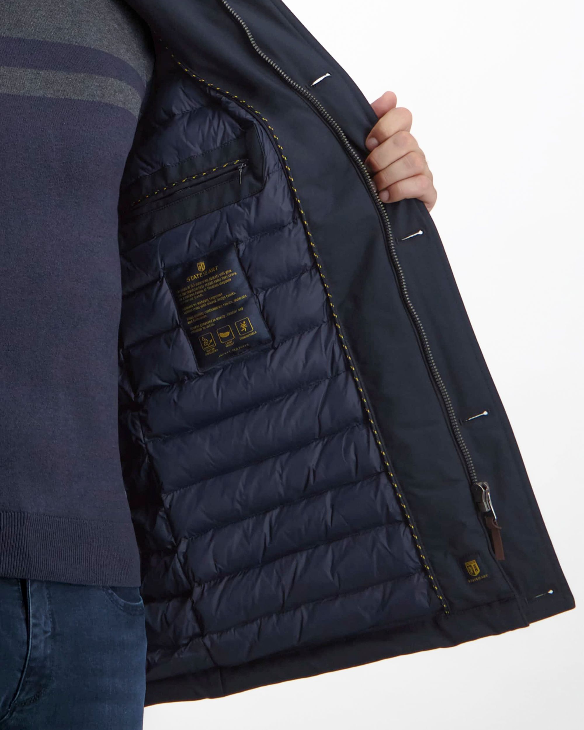 State of Art Parka Donker blauw 081116-001-4XL