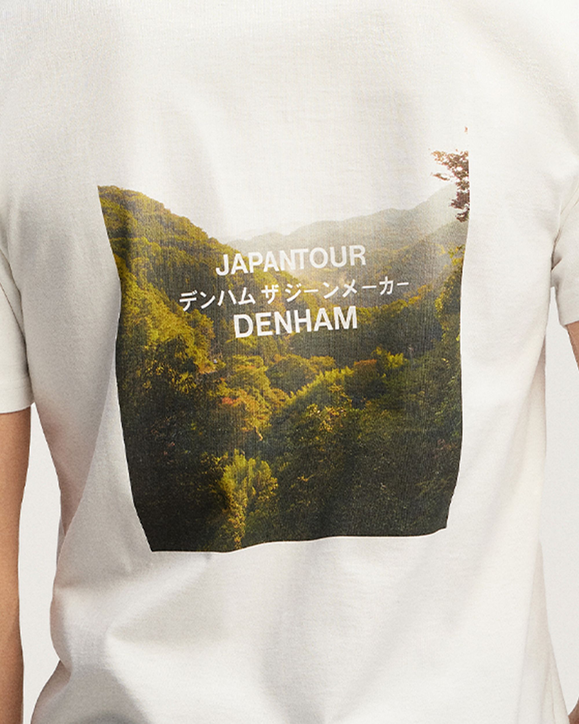 DENHAM Shigo T-shirt KM Wit 081249-001-L
