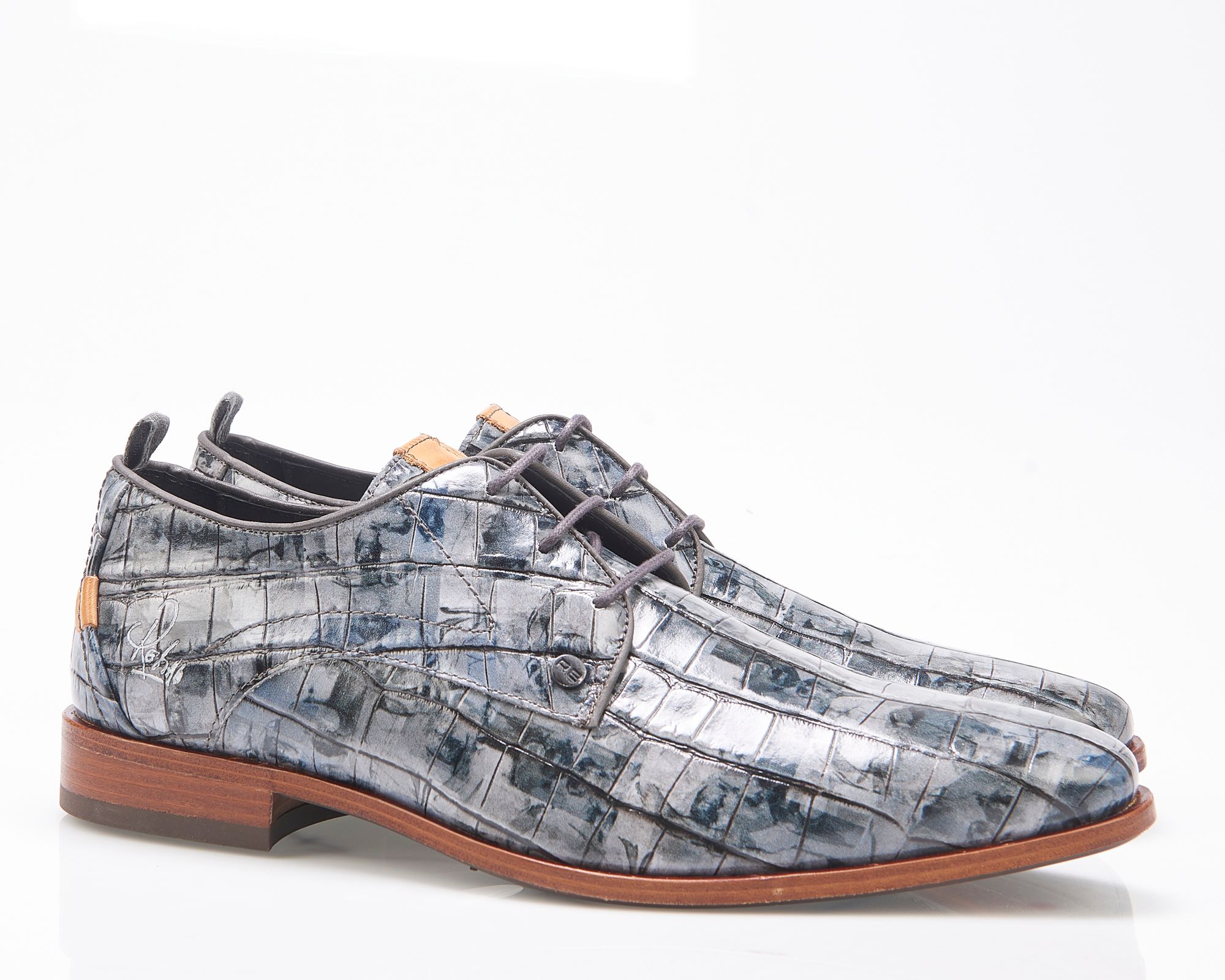 REHAB Greg Faces Geklede schoenen Grijs 081277-001-41