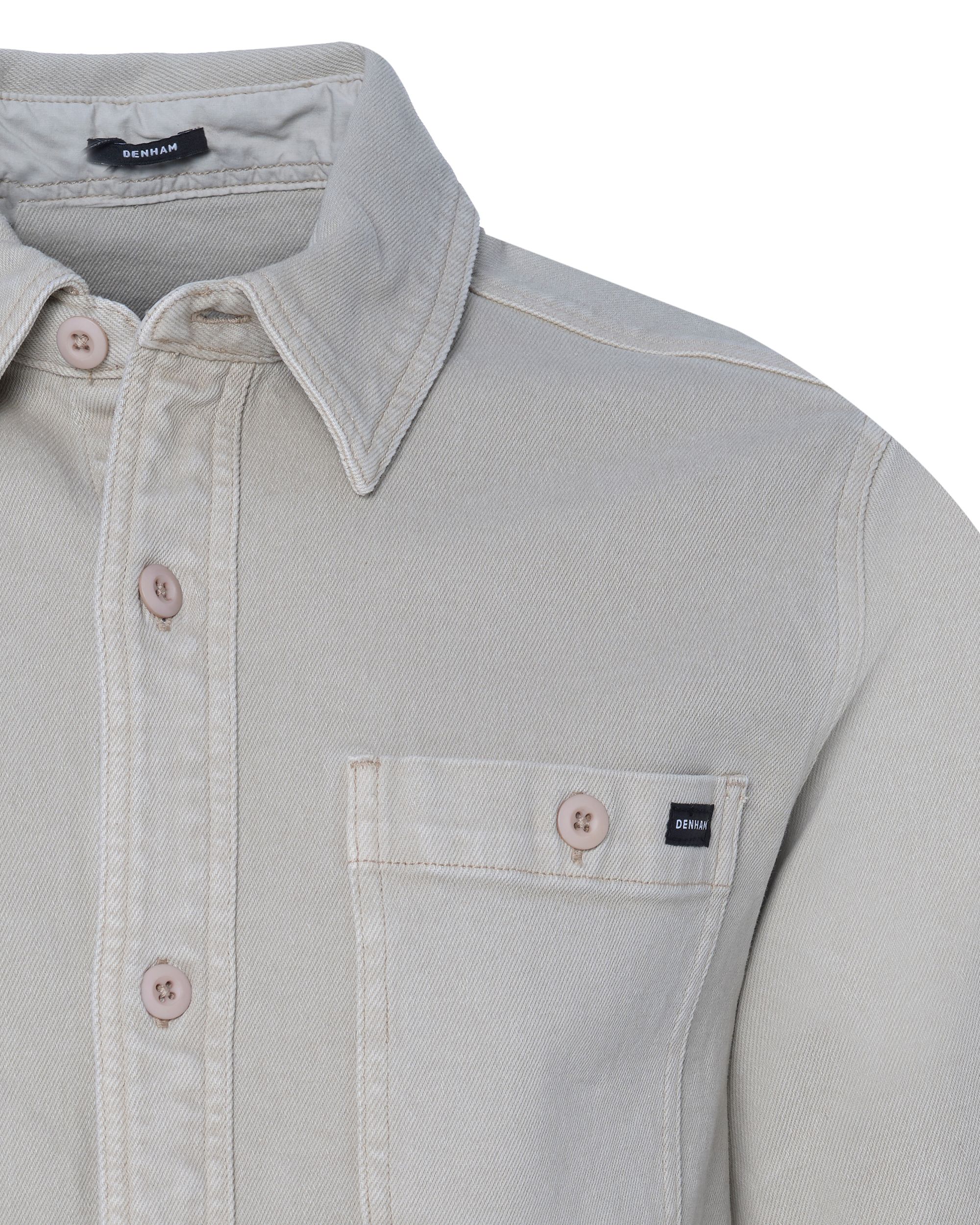 DENHAM Burton Casual Overshirt Beige 081320-001-L