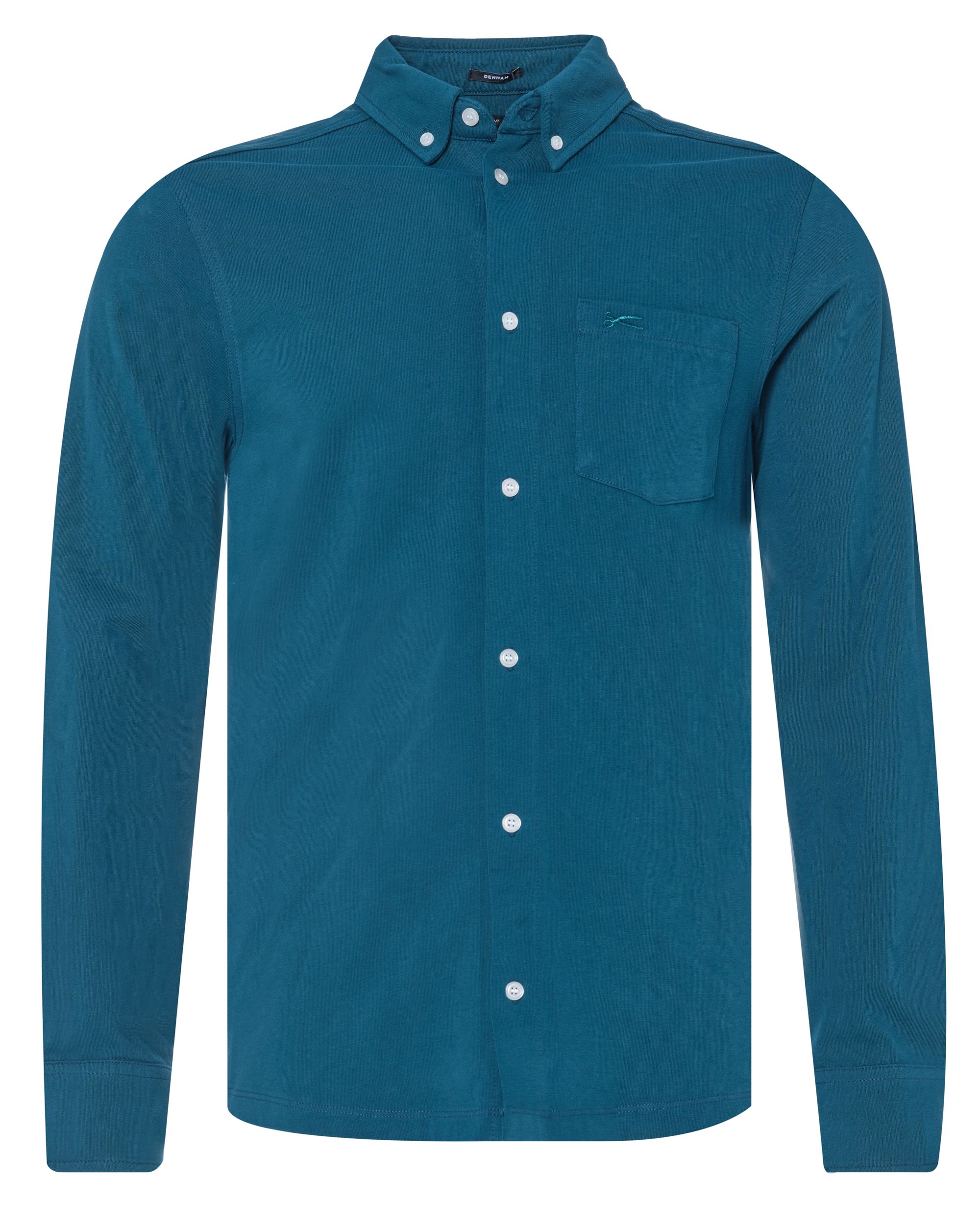 DENHAM Bridge Casual Overhemd LM Groen 081360-001-L