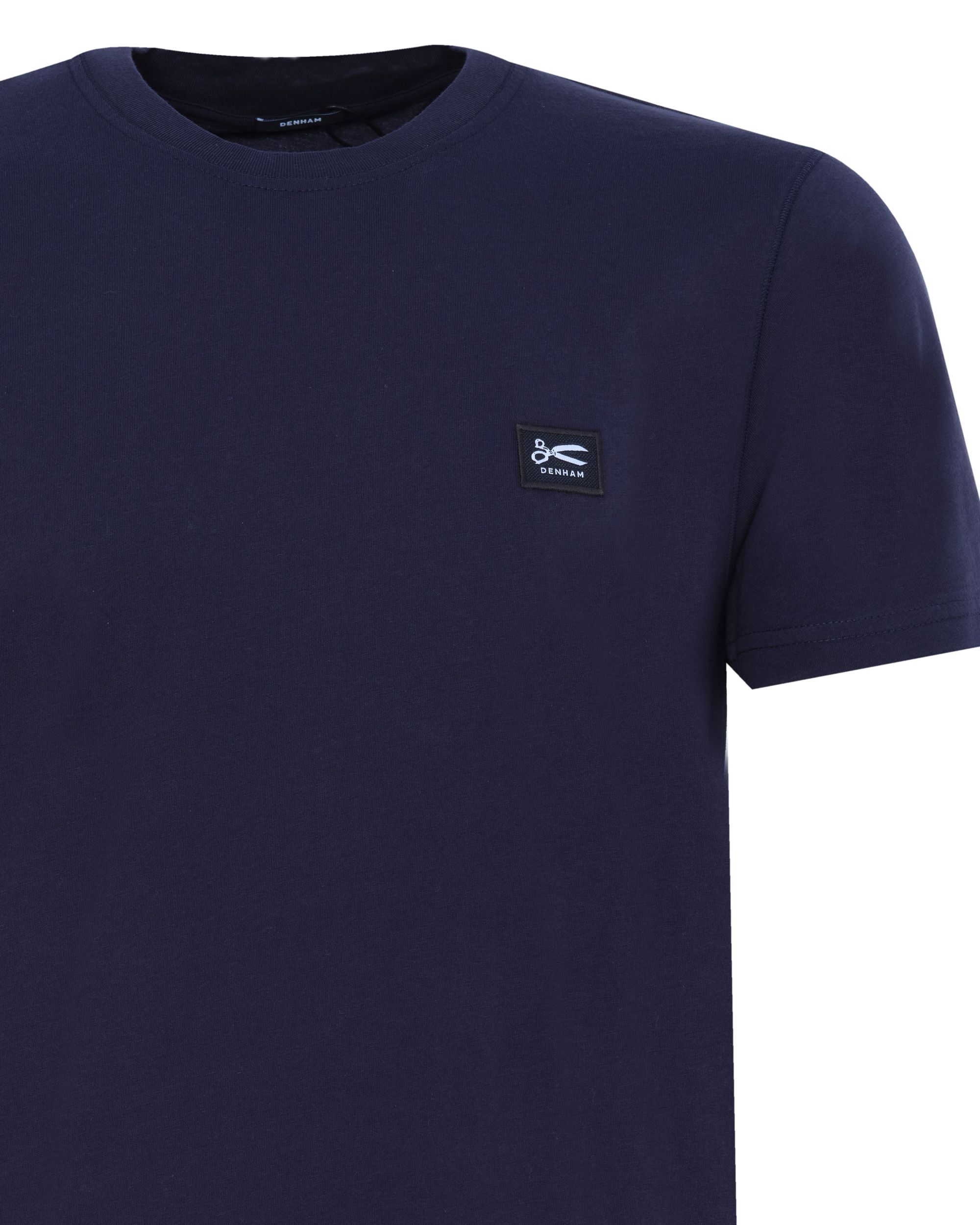 DENHAM Applique T-shirt KM Zwart 081366-001-L