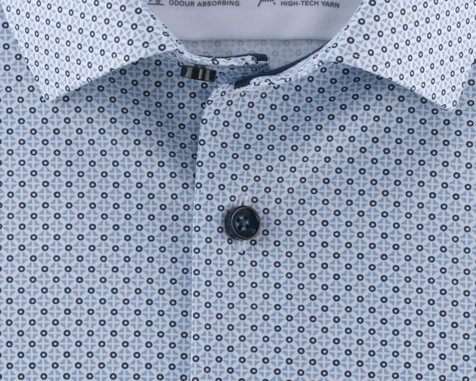 OLYMP Modern Fit Overhemd LM Blauw 081404-001-37