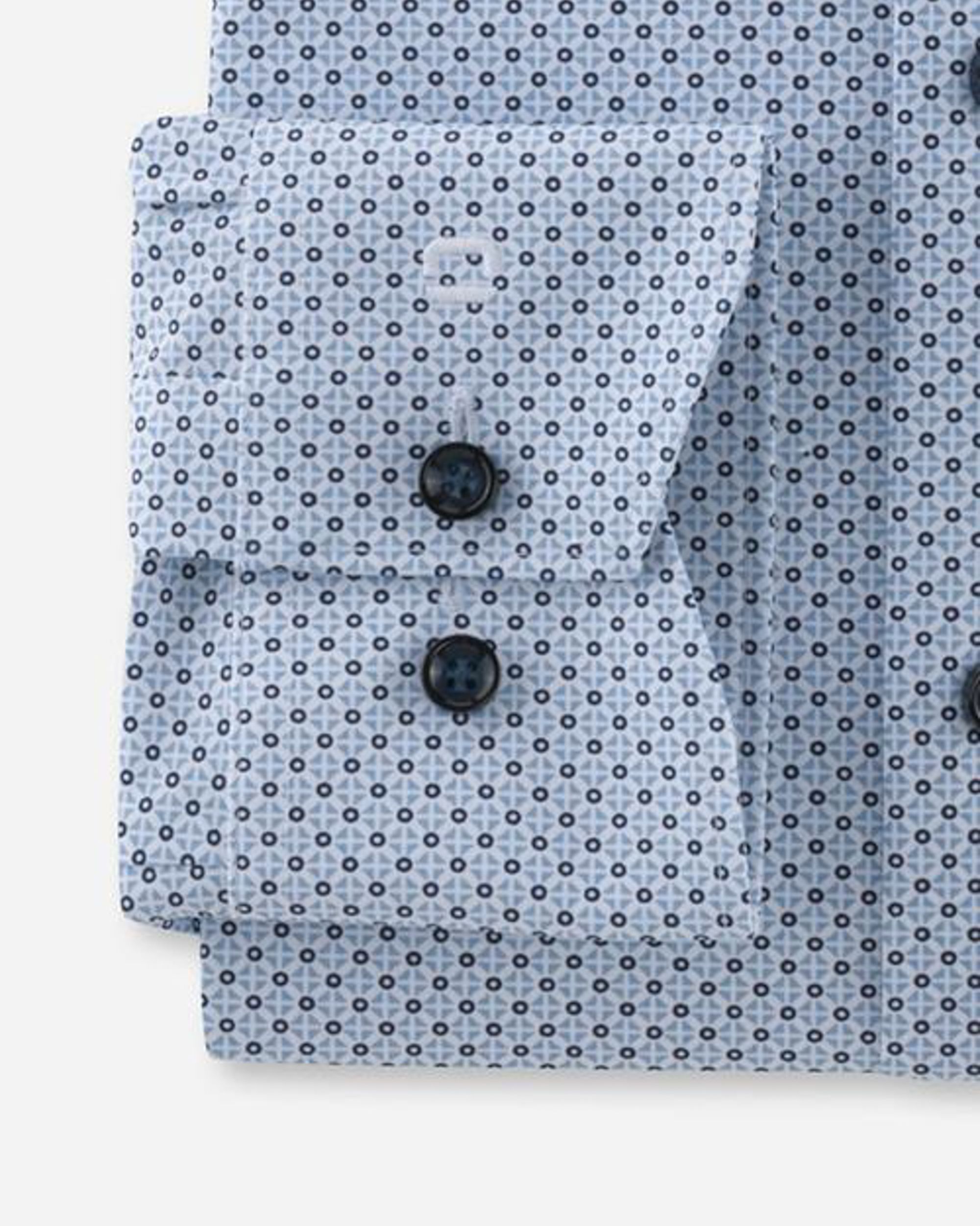 OLYMP Modern Fit Overhemd LM Blauw 081404-001-37
