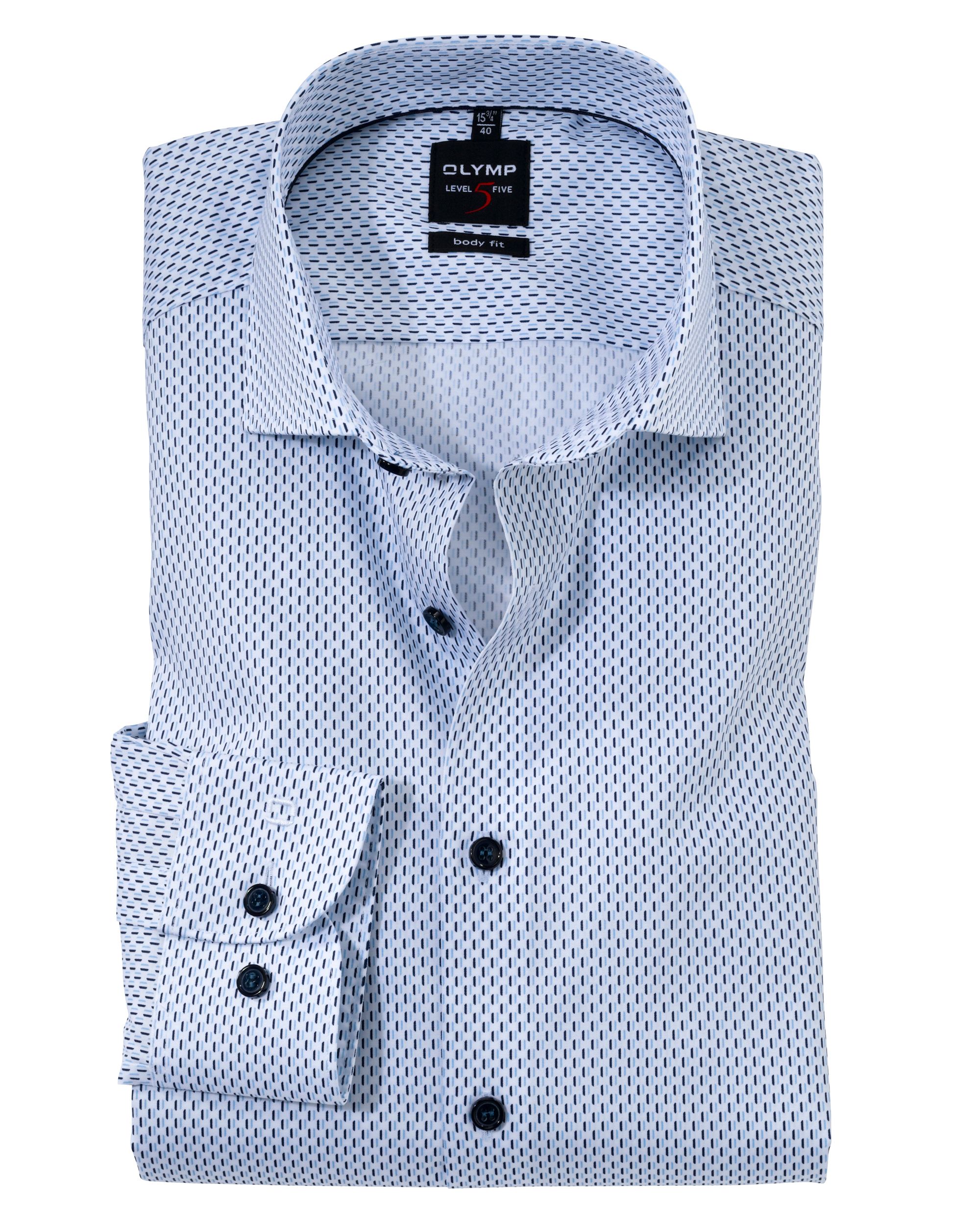 OLYMP Overhemd LM Blauw 081406-001-38