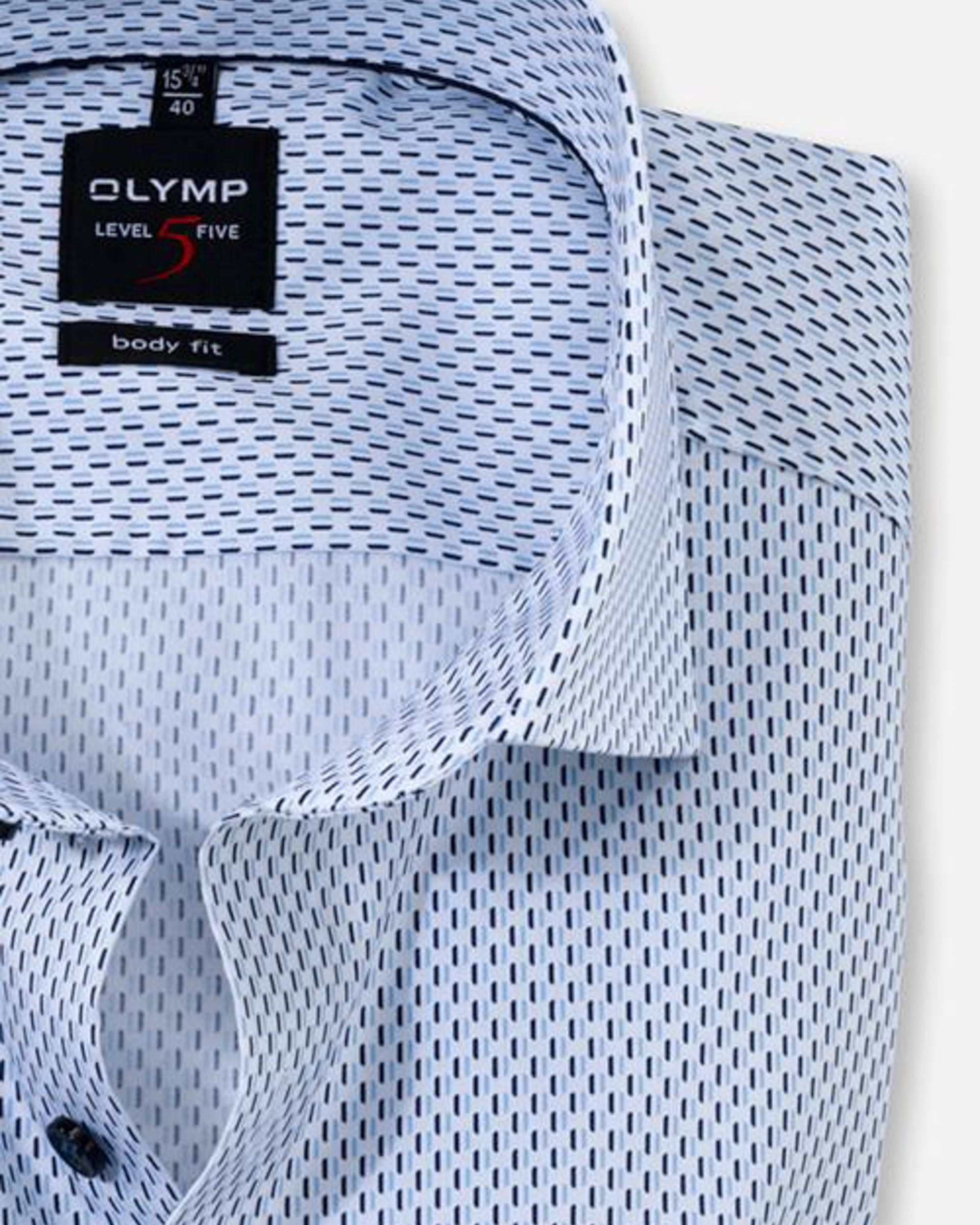 OLYMP Overhemd LM Blauw 081406-001-38