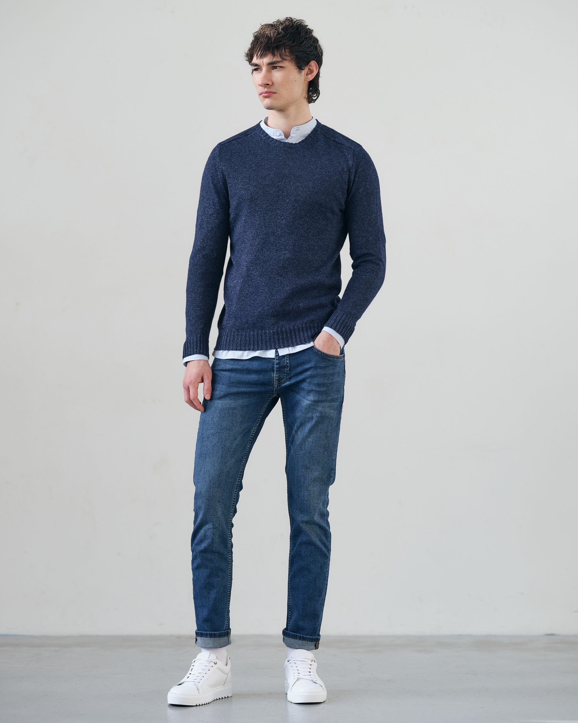 J.C. RAGS Trui ronde hals Sky Captain 081481-002-L