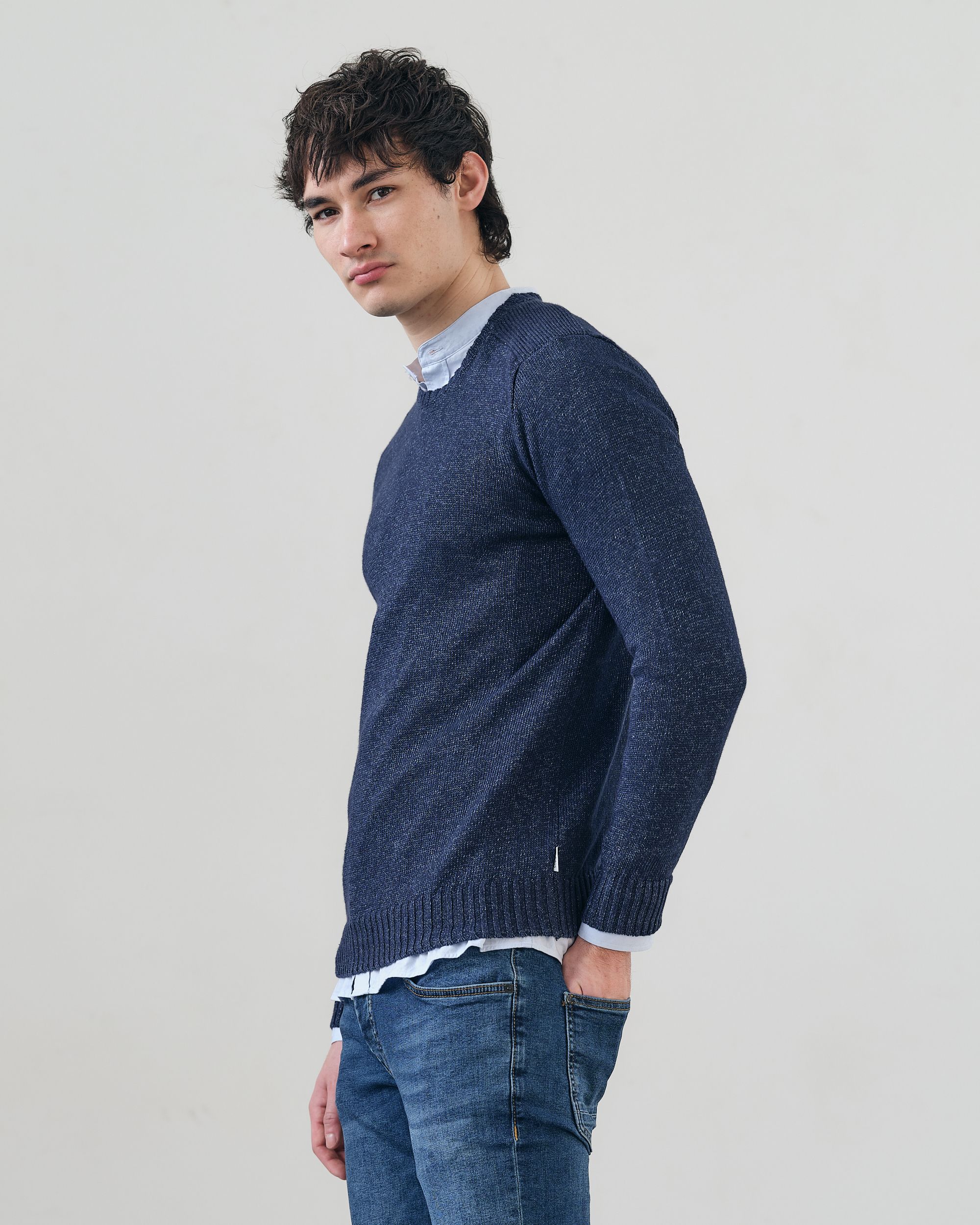 J.C. RAGS Trui ronde hals Sky Captain 081481-002-L
