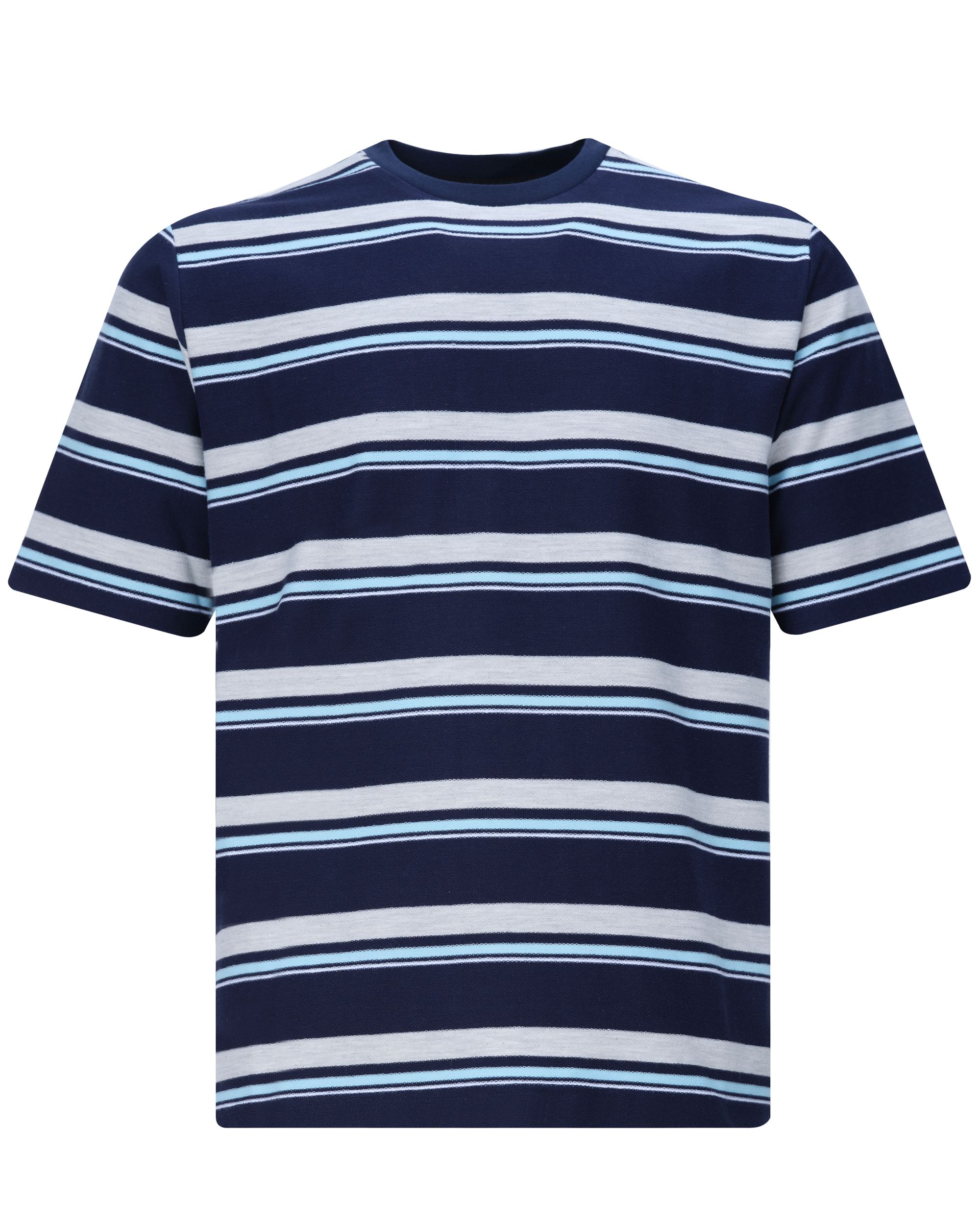 J.C. RAGS T-shirt KM Sky captain streep 081535-001-L