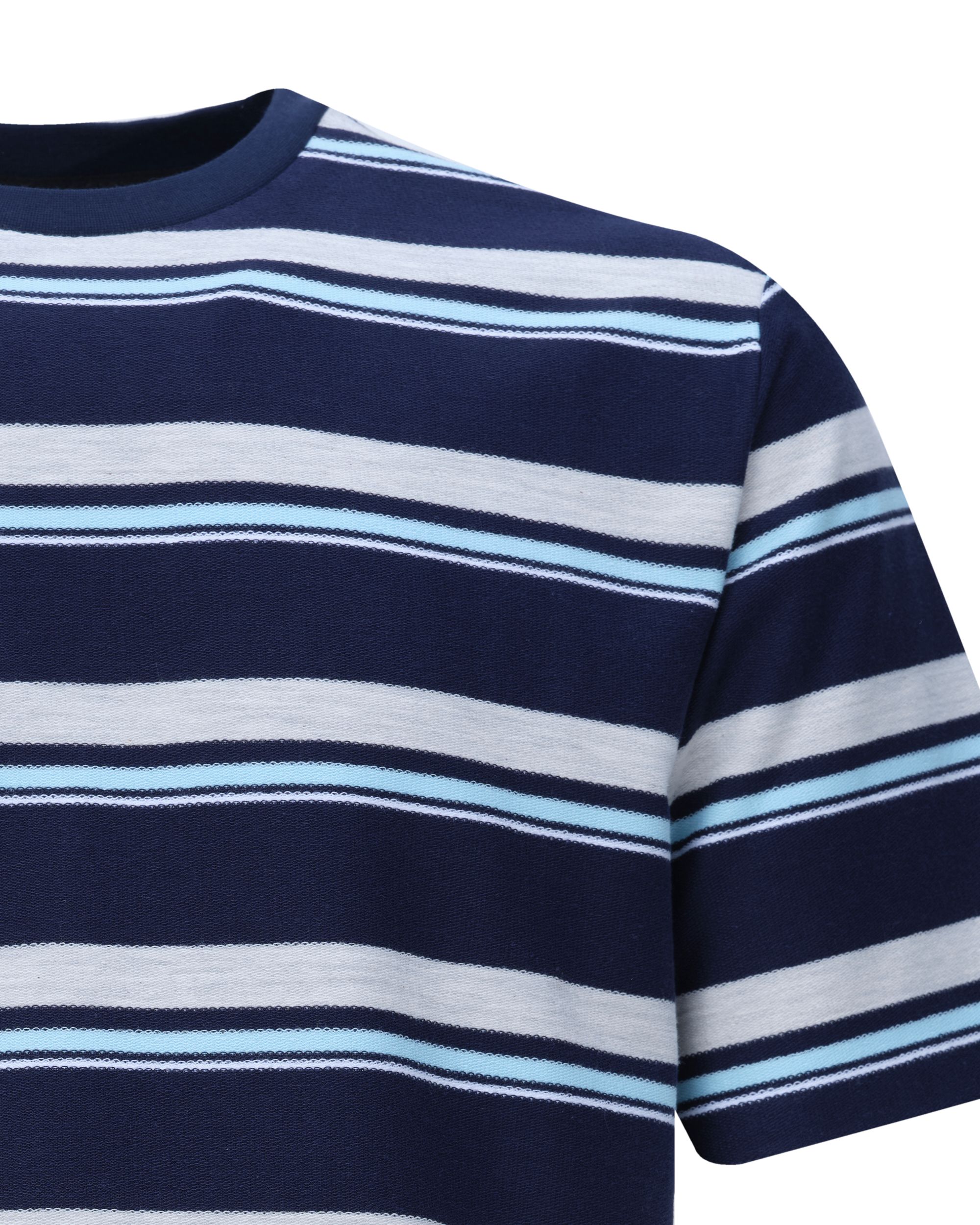 J.C. RAGS T-shirt KM Sky captain streep 081535-001-L