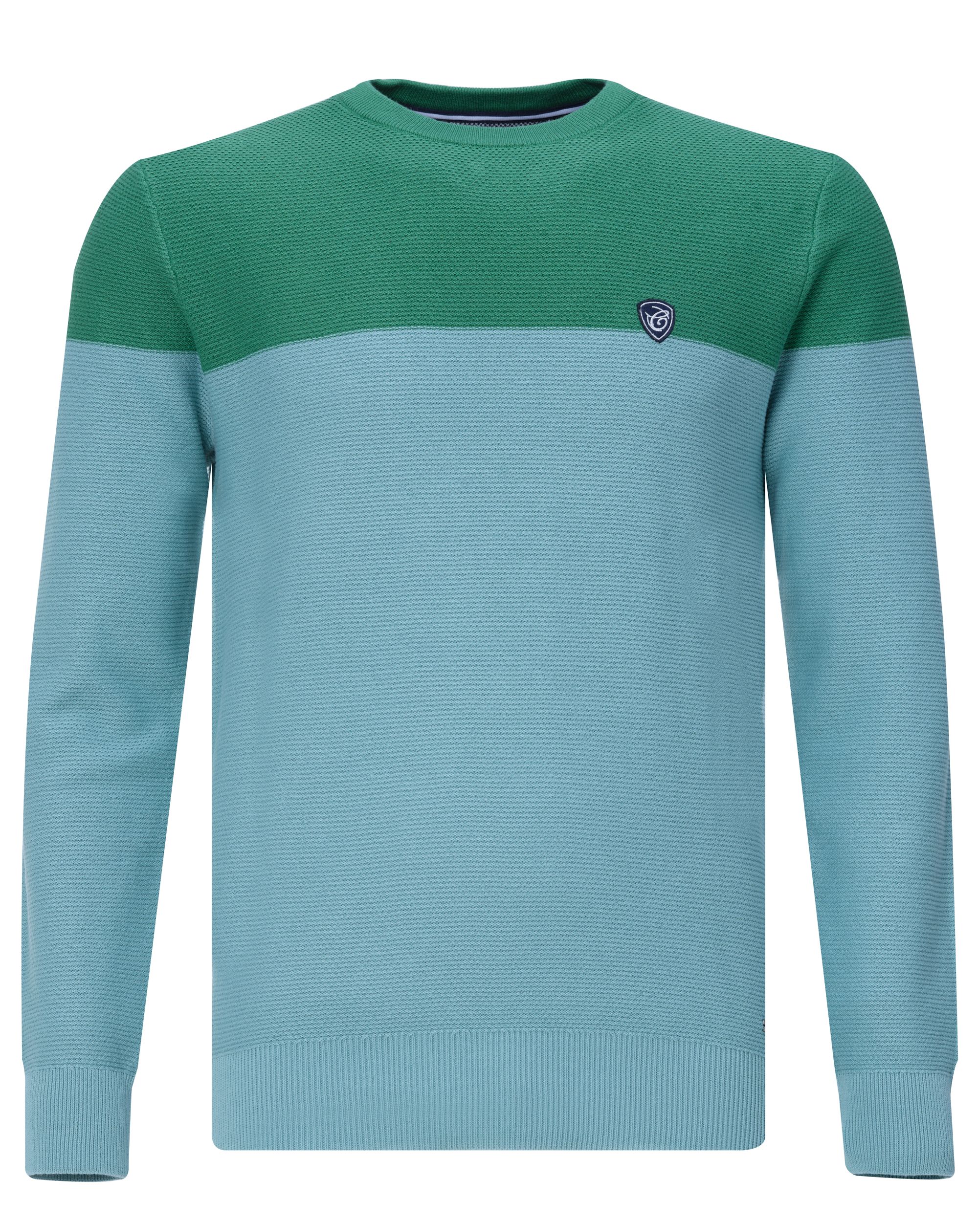 Campbell Classic Trui ronde hals  Deep Grass Green 081566-002-L