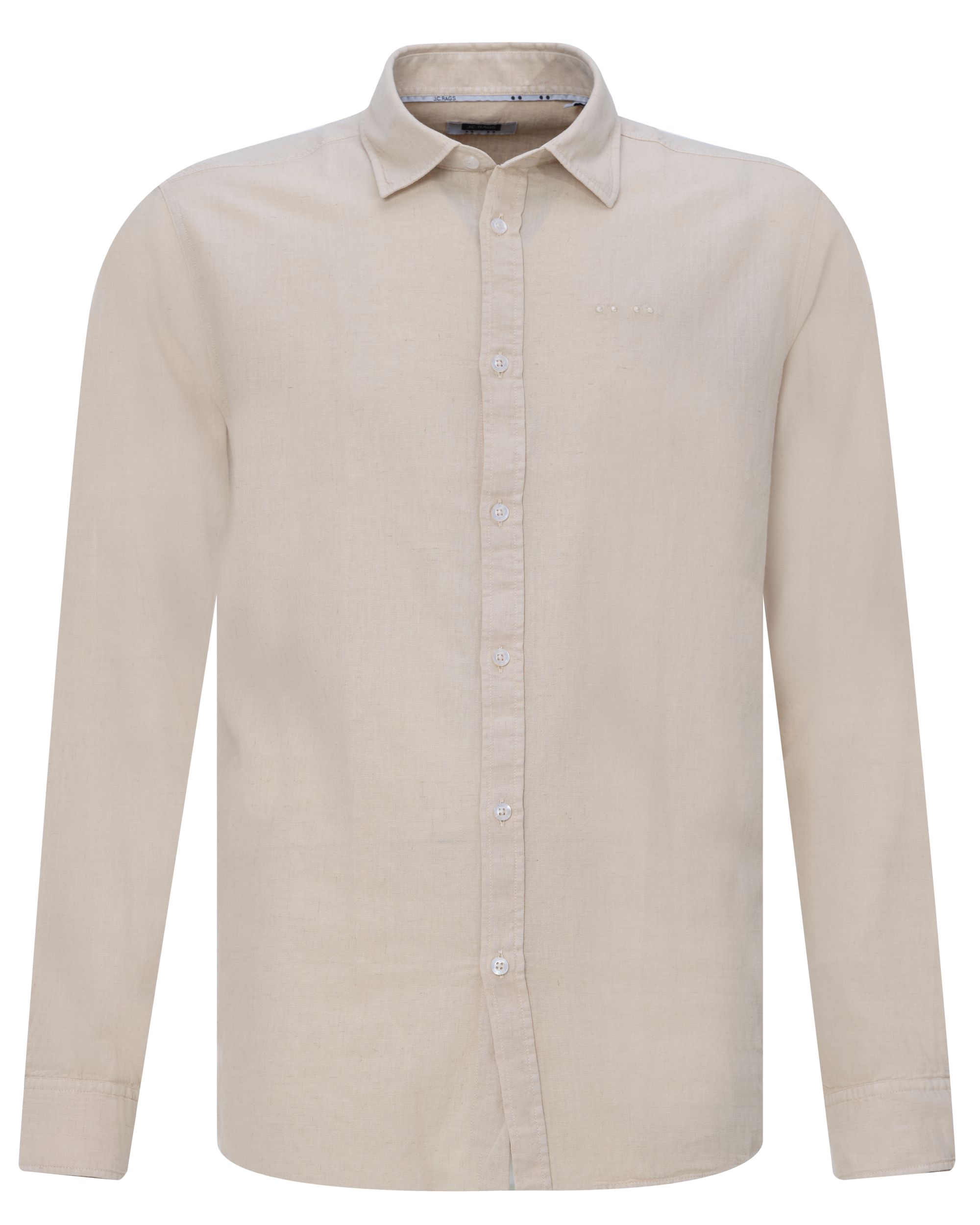 J.C. RAGS Casual Overhemd LM Safari 081589-002-L