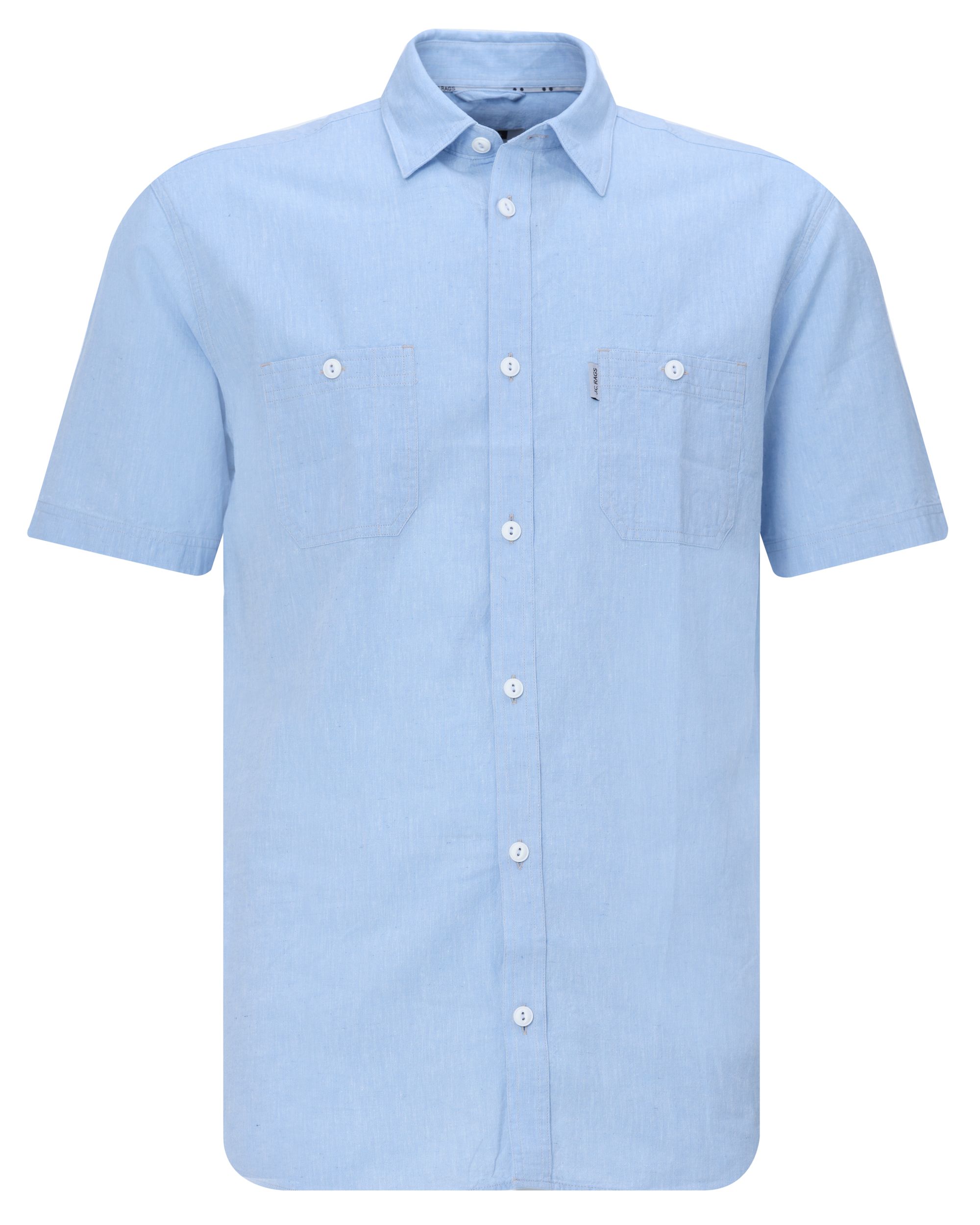 J.C. RAGS Casual Overhemd KM Forget-me-not 081593-003-L