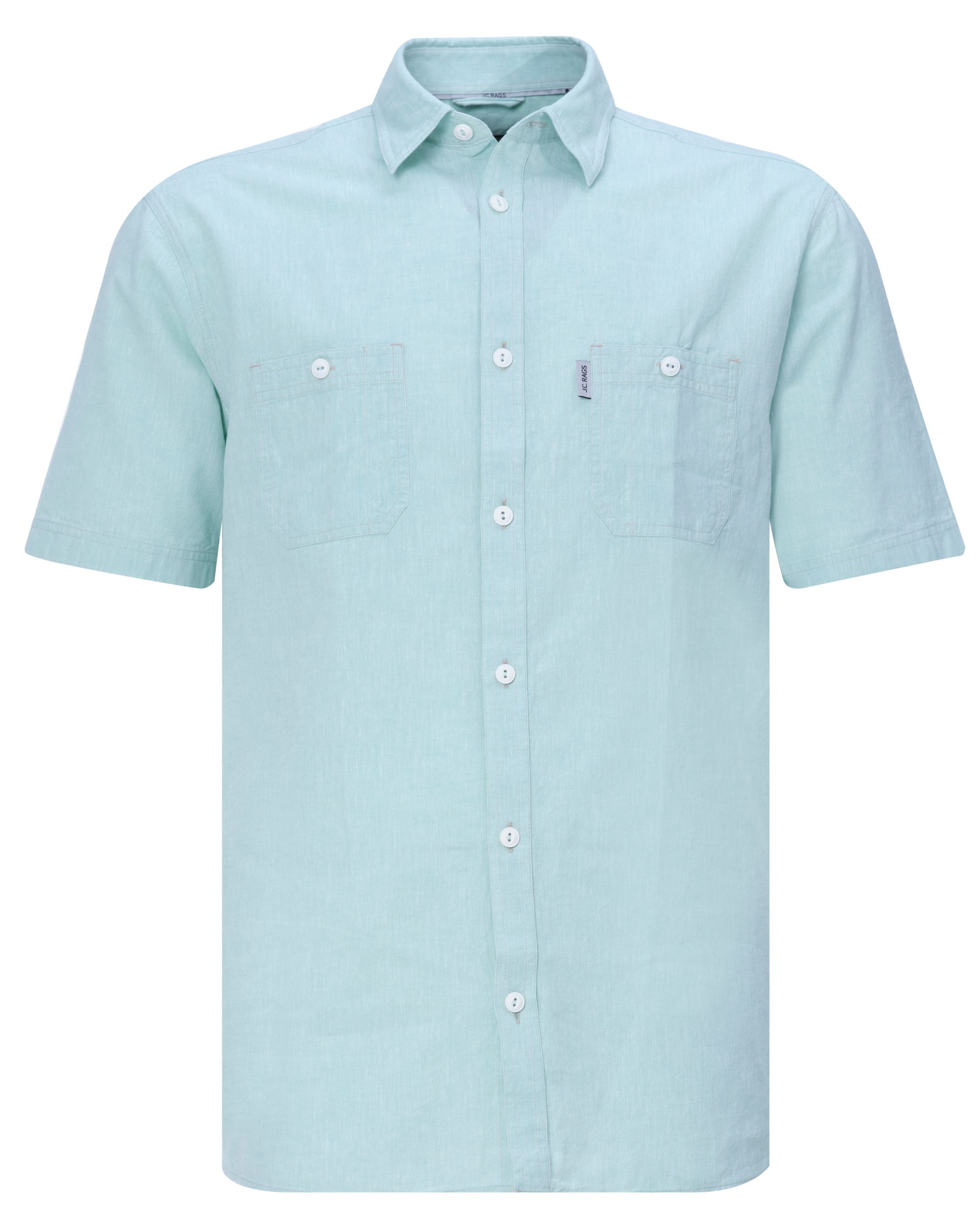 J.C. RAGS Casual Overhemd KM Basil 081593-004-L