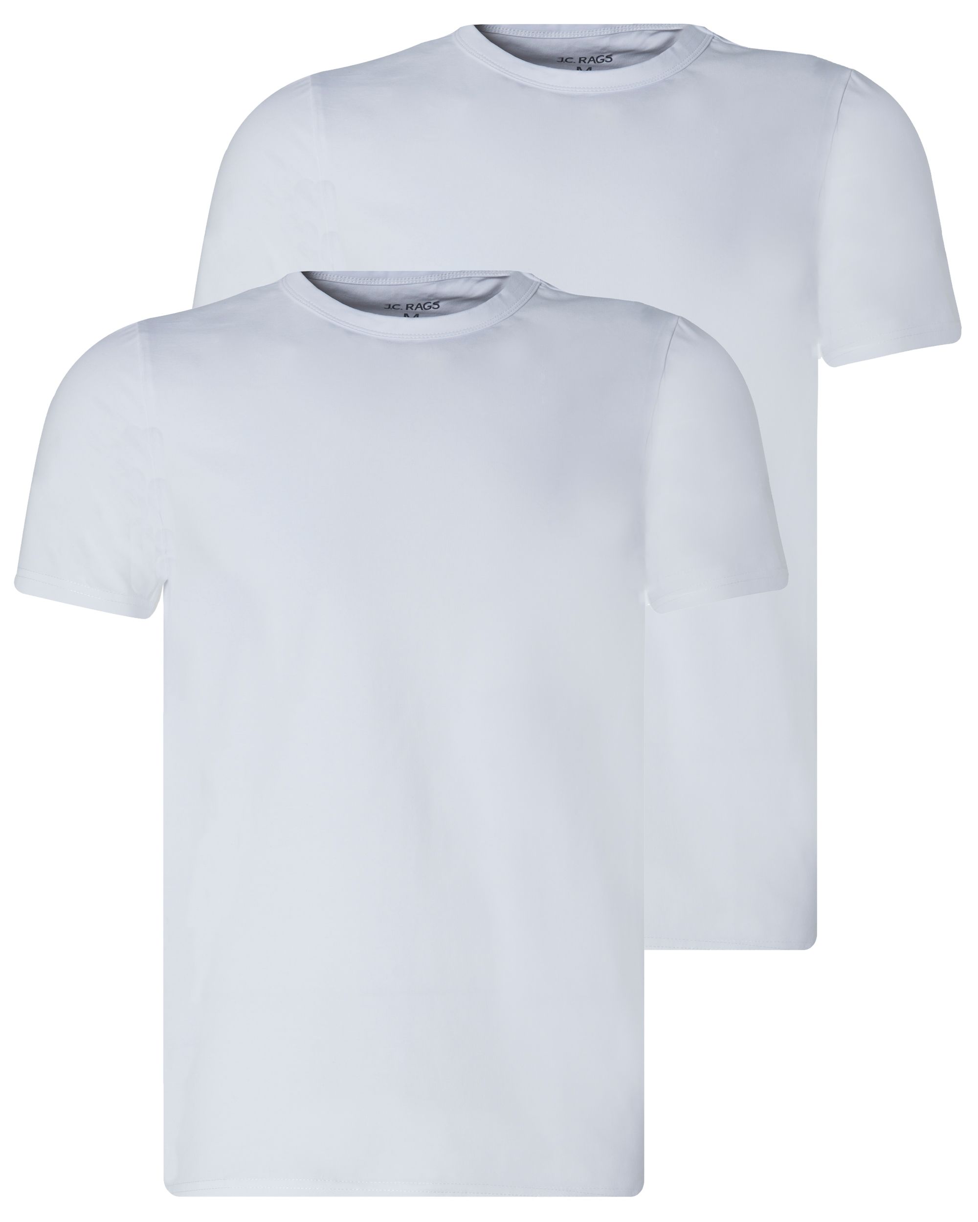 J.C. RAGS Basic T-shirt KM 2-pack WHITE 081603-002-L