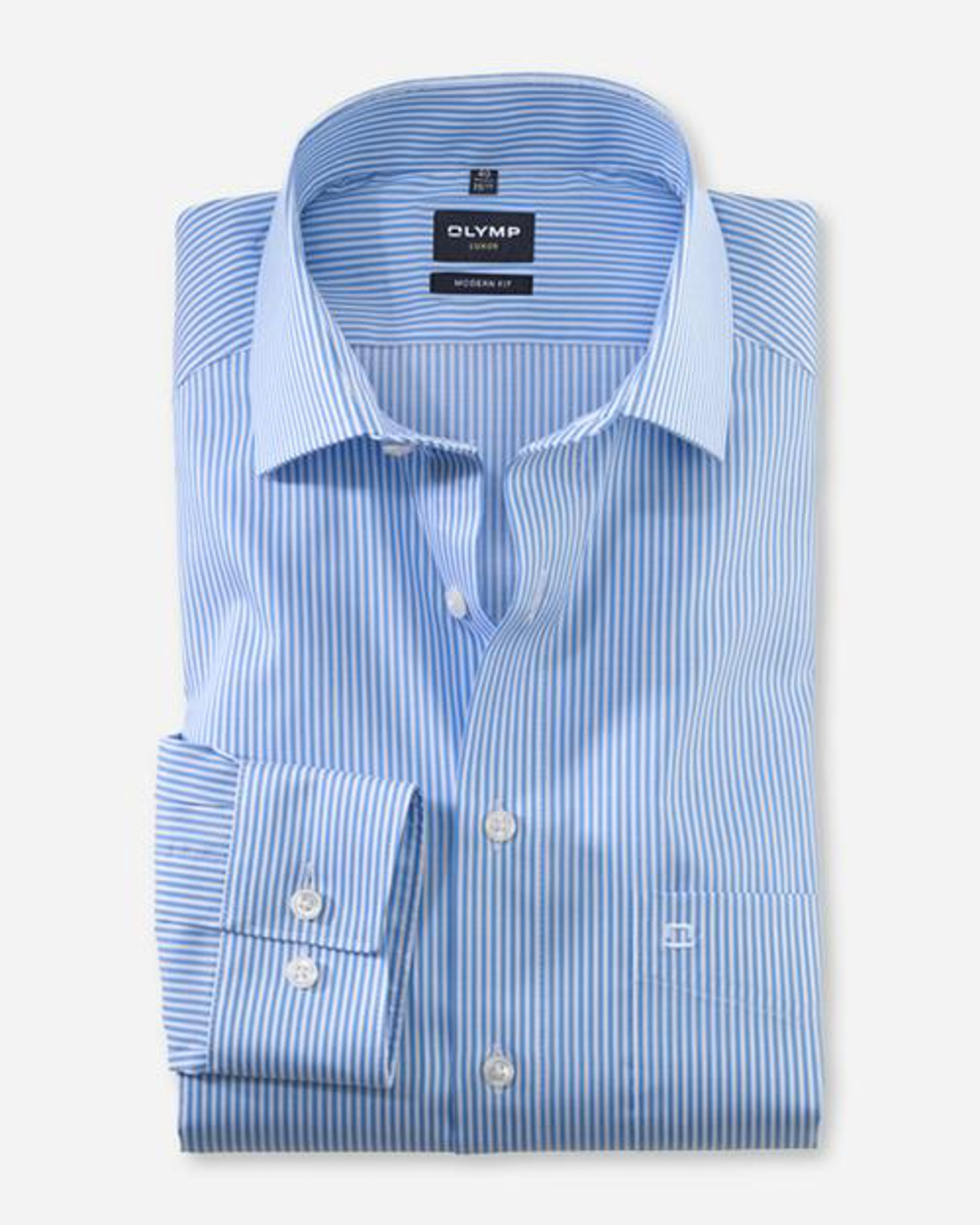 OLYMP Overhemd LM Blauw 081609-001-37