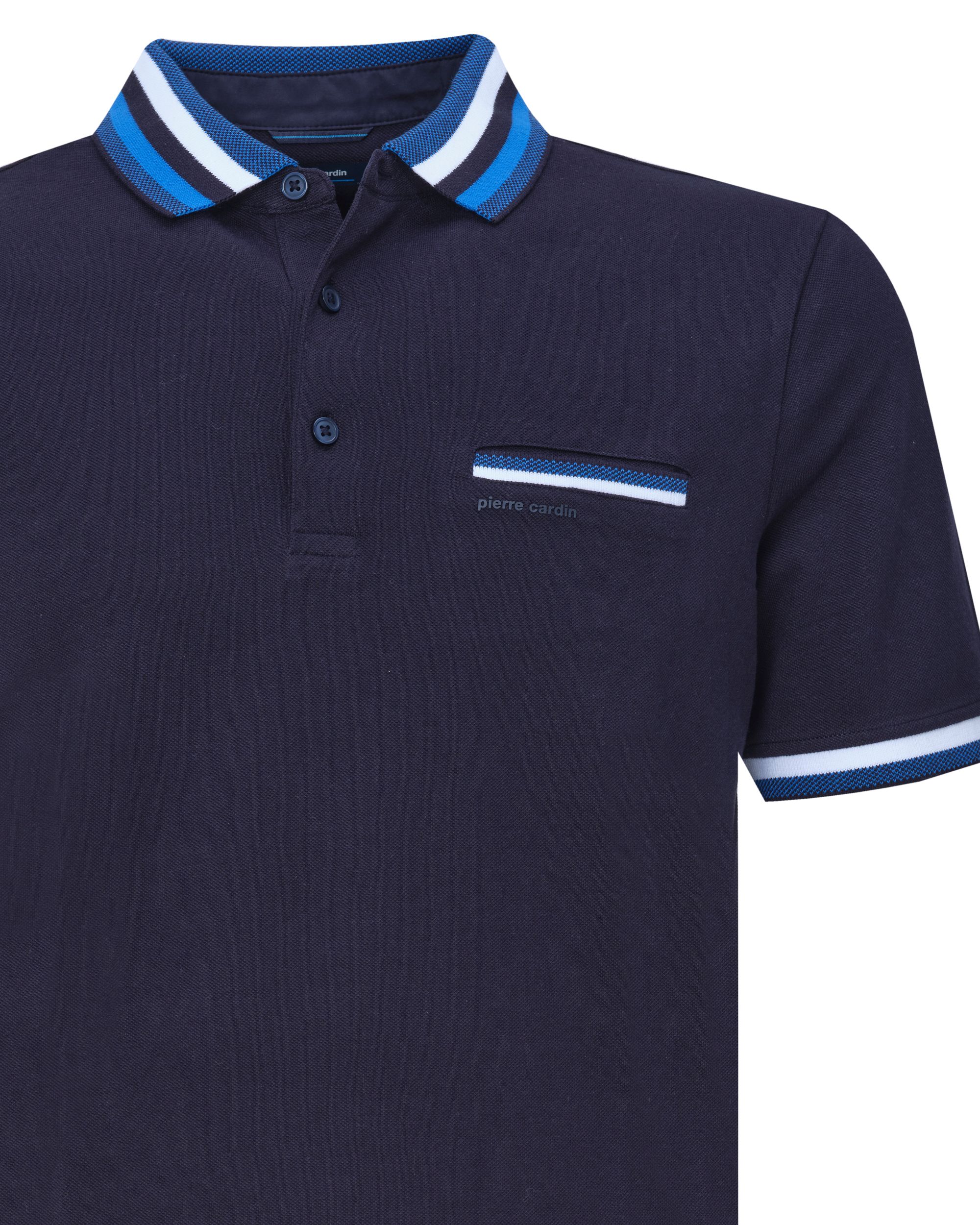 Pierre Cardin Polo KM Donker blauw 081640-001-L