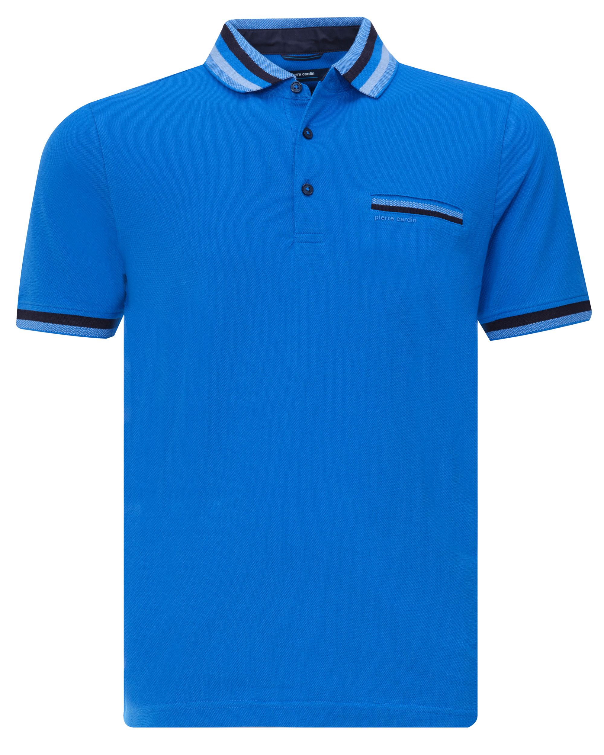 Pierre Cardin Polo KM Blauw 081641-001-L