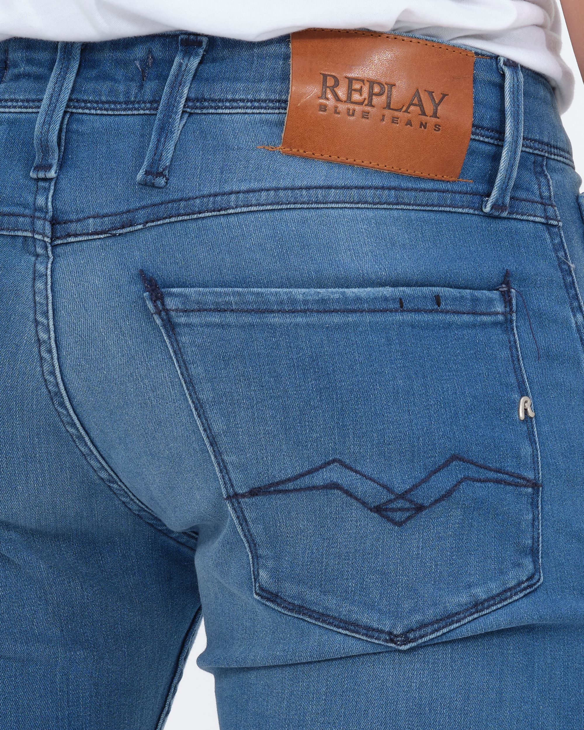 Replay Anbass Powerstretch Jeans Blauw 081773-001-29/32