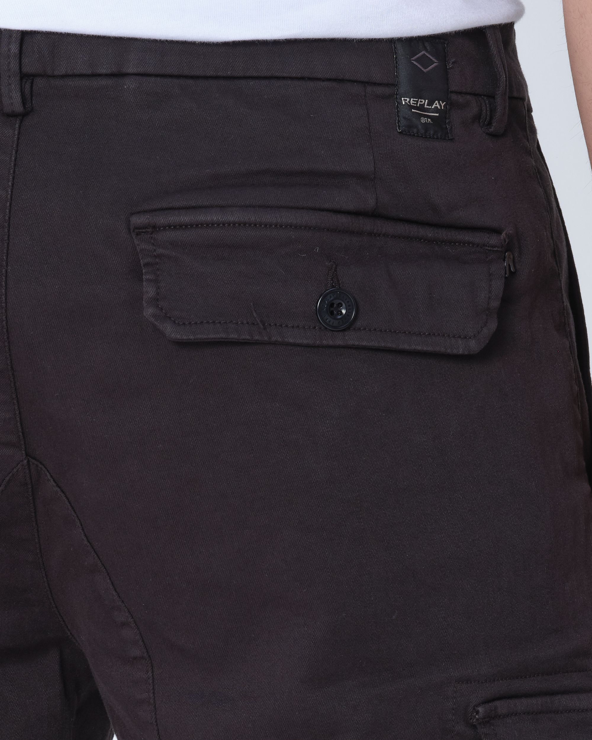 Replay Vannie Cargo Short Zwart 081776-001-29