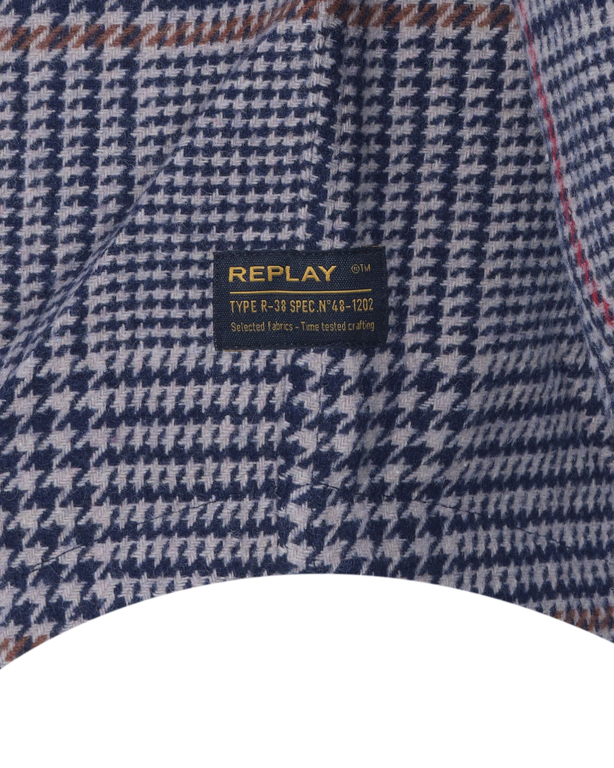 Replay Casual Overhemd LM Blauw 081785-001-L