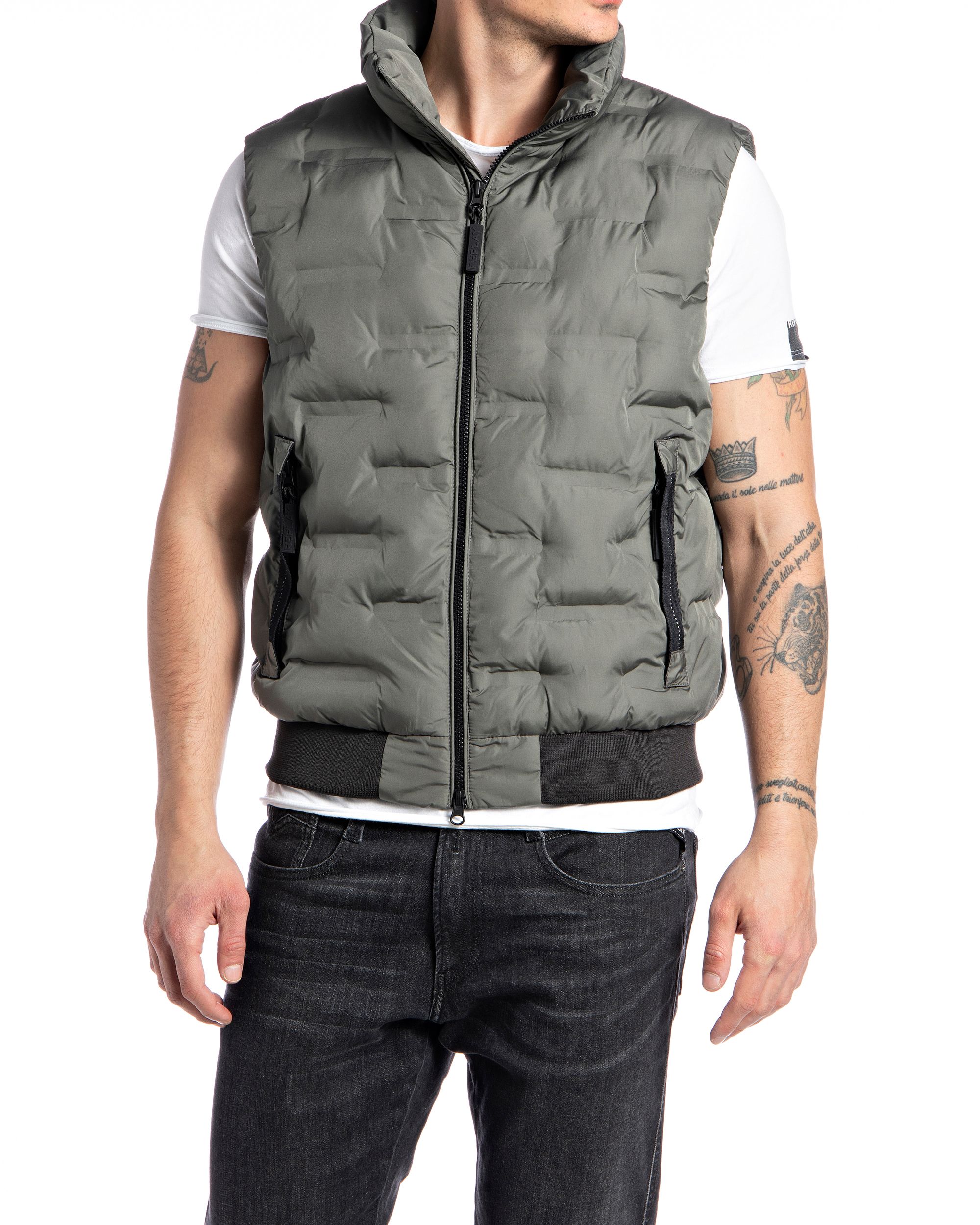 Replay Bodywarmer Groen 081797-001-L