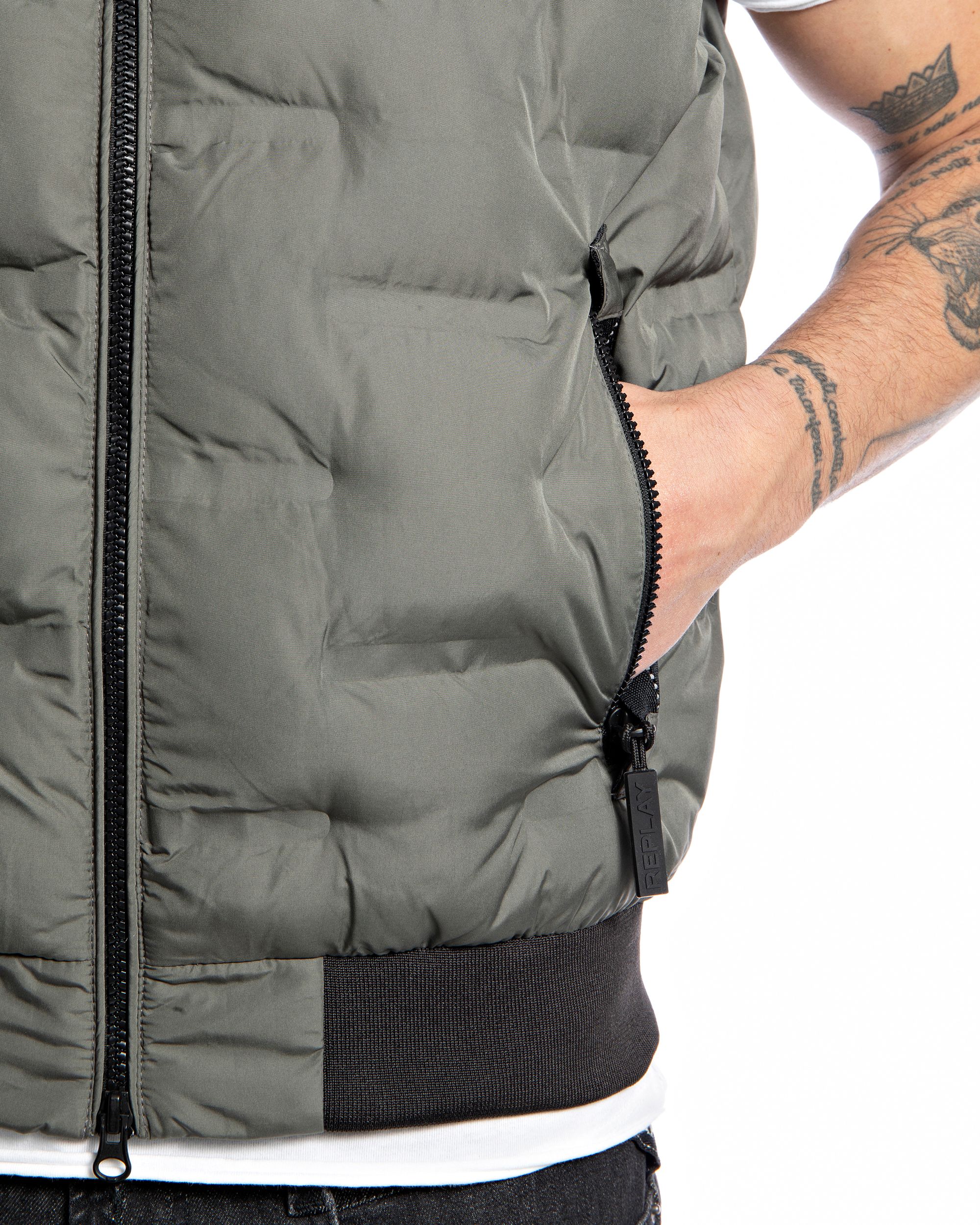 Replay Bodywarmer Groen 081797-001-L