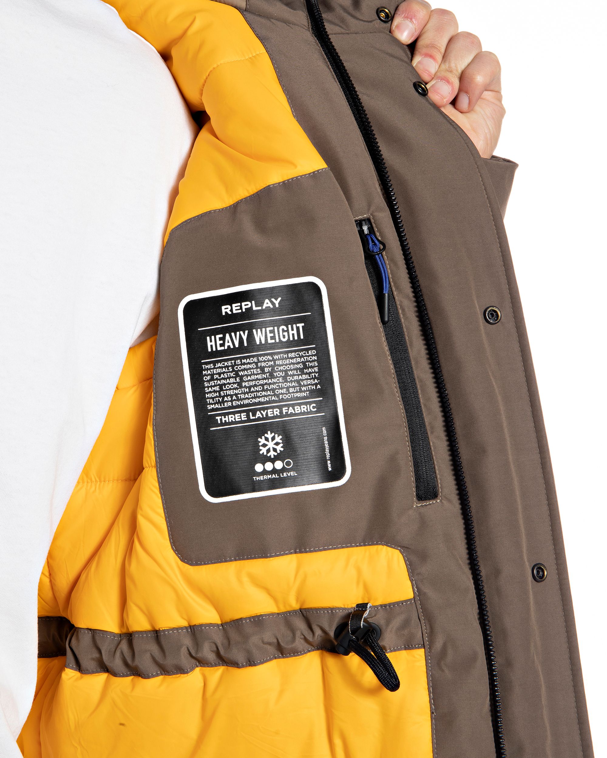 Replay Parka Bruin 081805-001-L