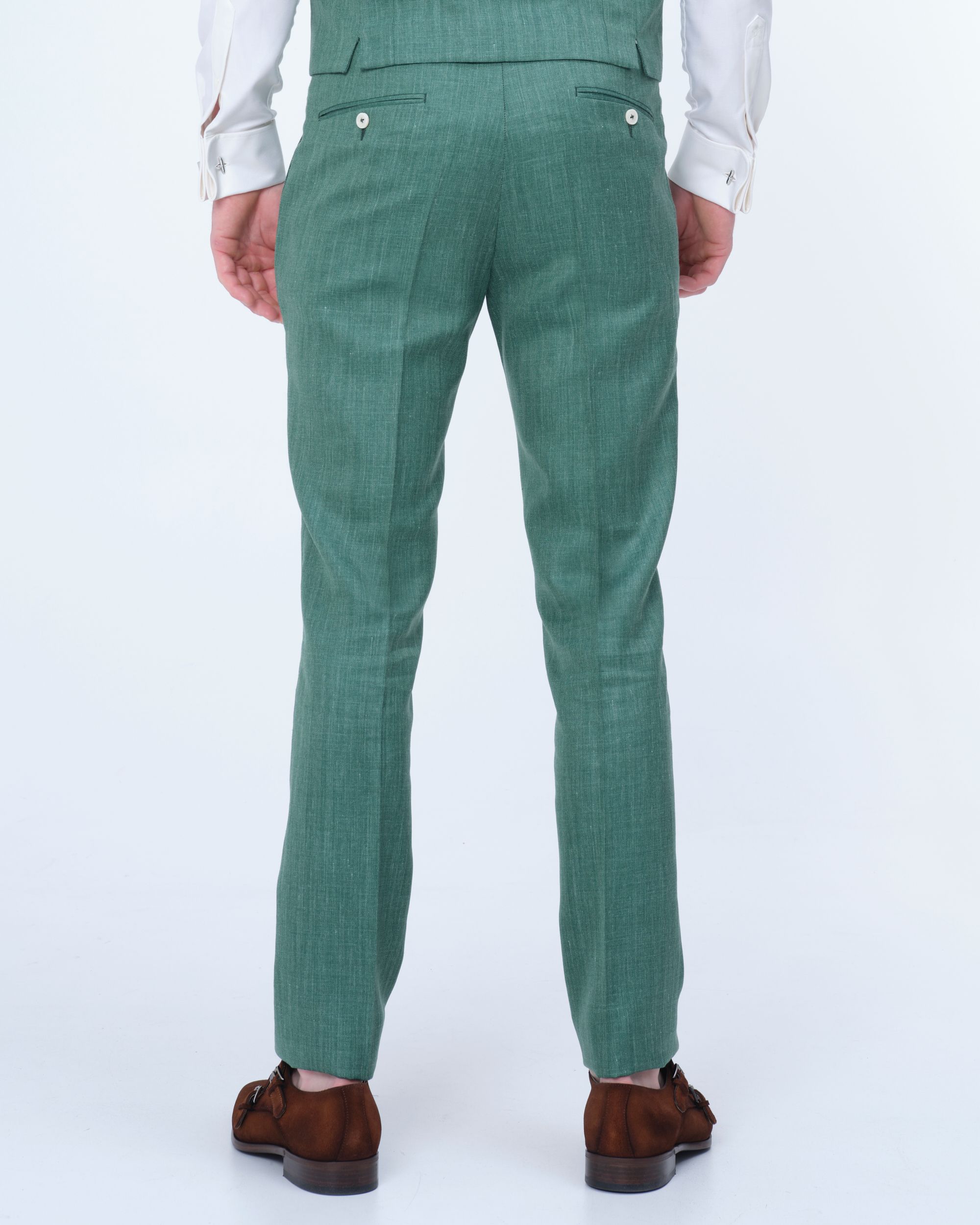 Dutch Dandies Amalfi 3-delig Trouwpak Groen uni 081821-001-46