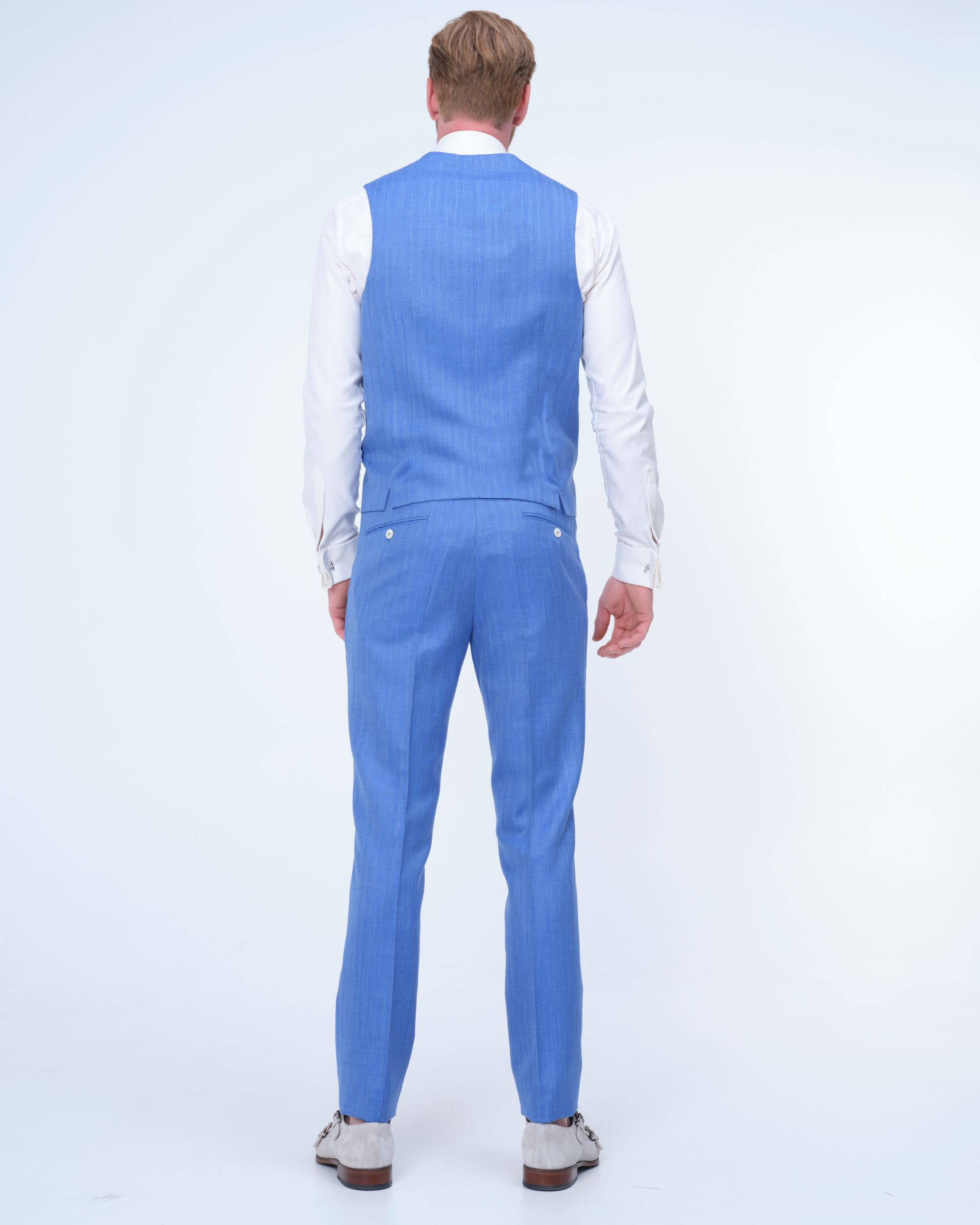 Dutch Dandies Pak 2-delig Blauw uni 081821-002-46