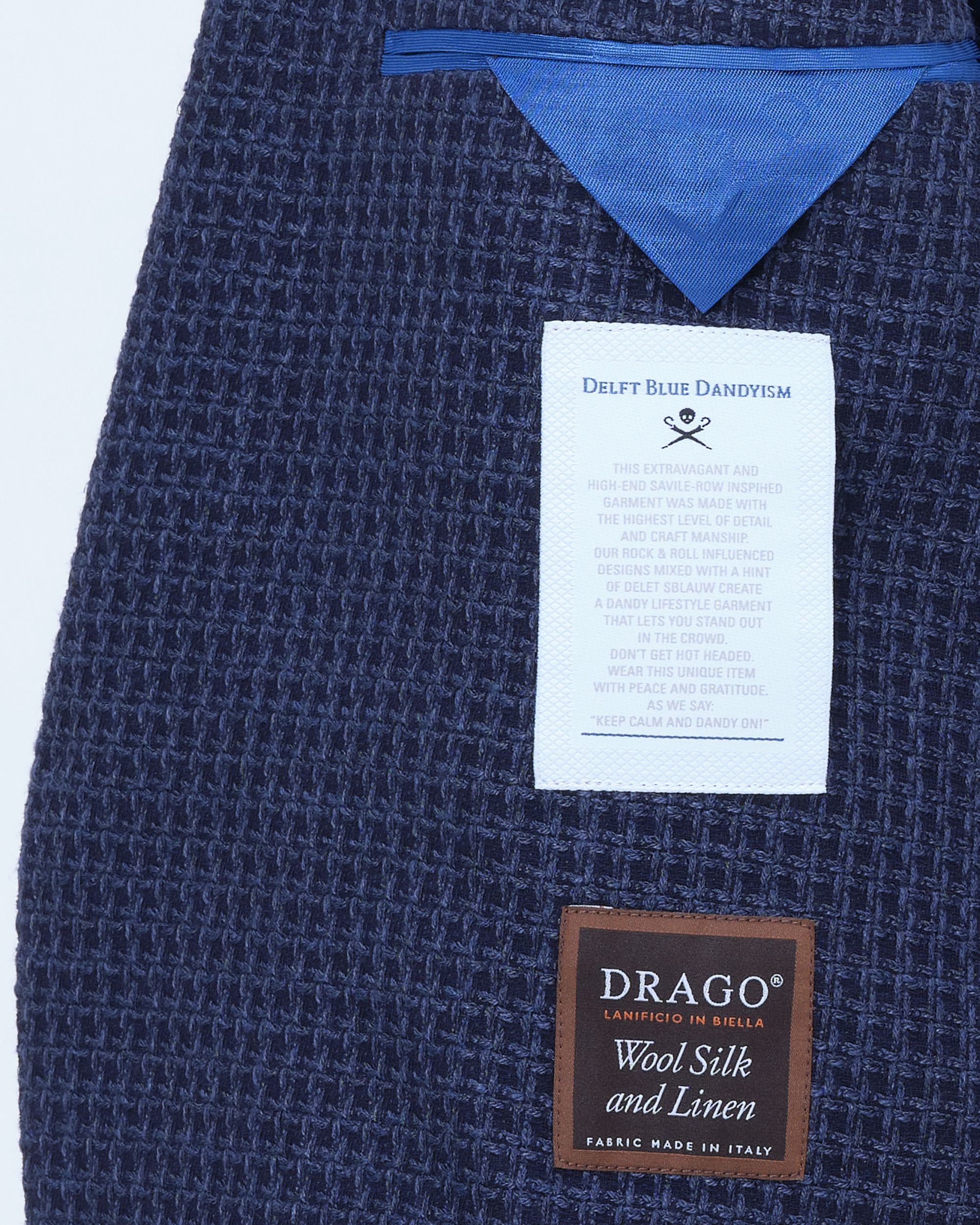 Dutch Dandies Damon Colbert D.blauw uni 081829-001-46