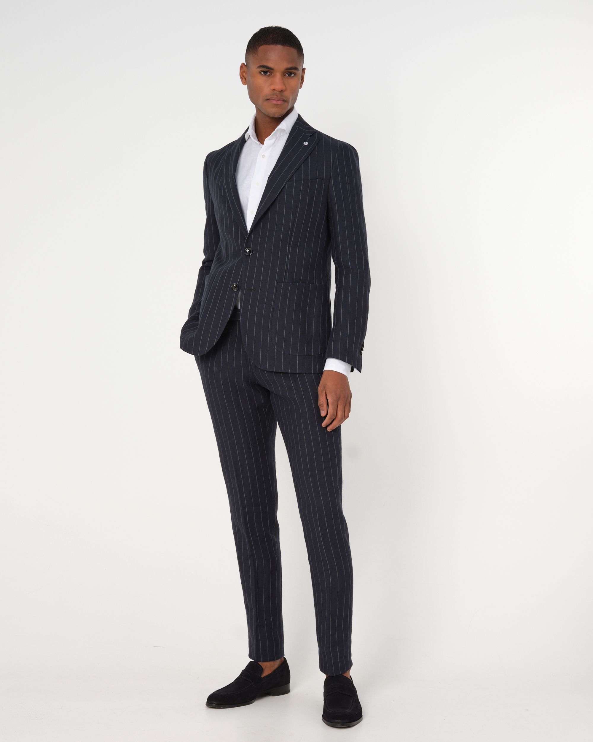 Dutch Dandies Mix & Match Pantalon Navy streep 081849-002-46