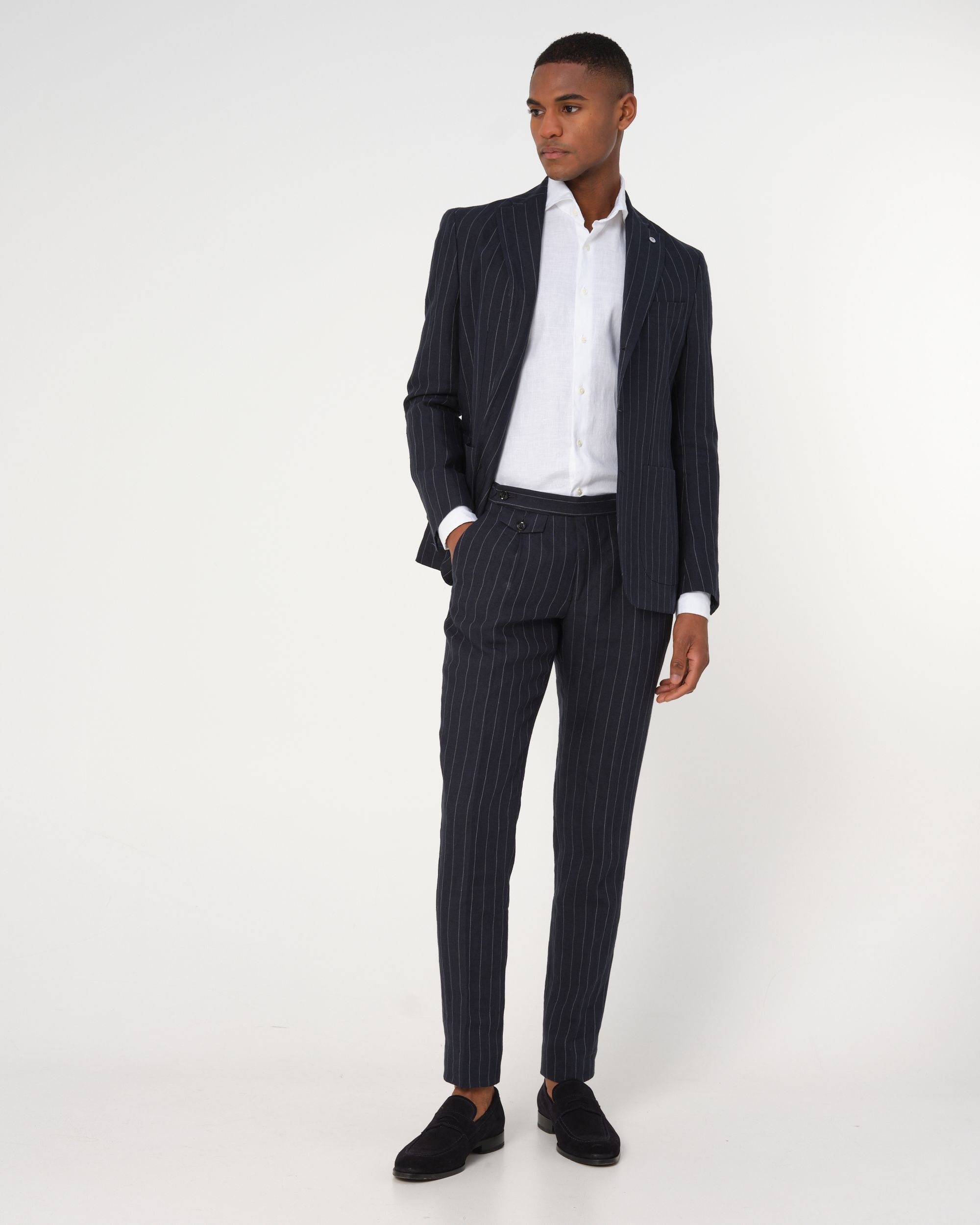 Dutch Dandies Mix & Match Pantalon Navy streep 081849-002-46