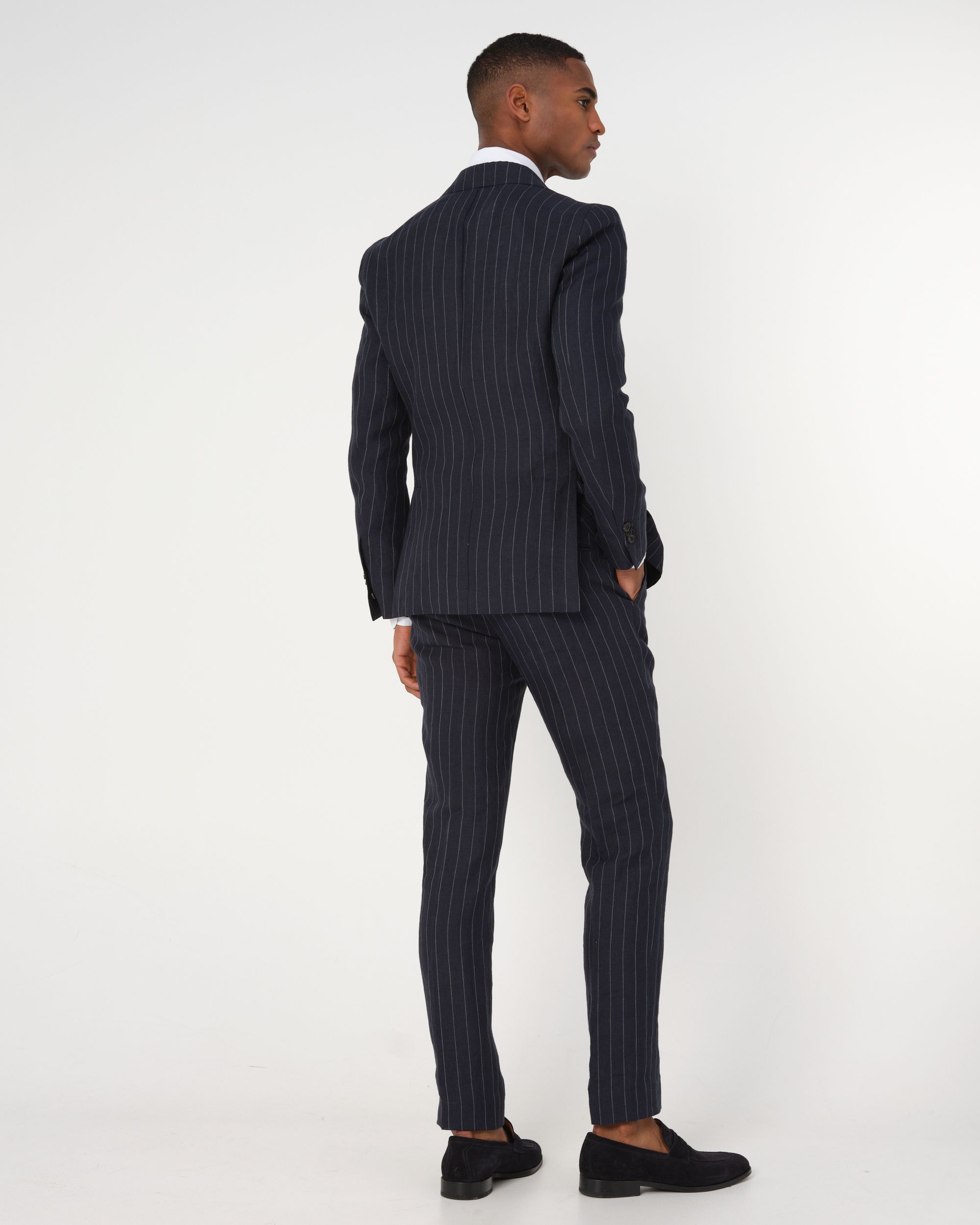 Dutch Dandies Mix & Match Pantalon Navy streep 081849-002-46