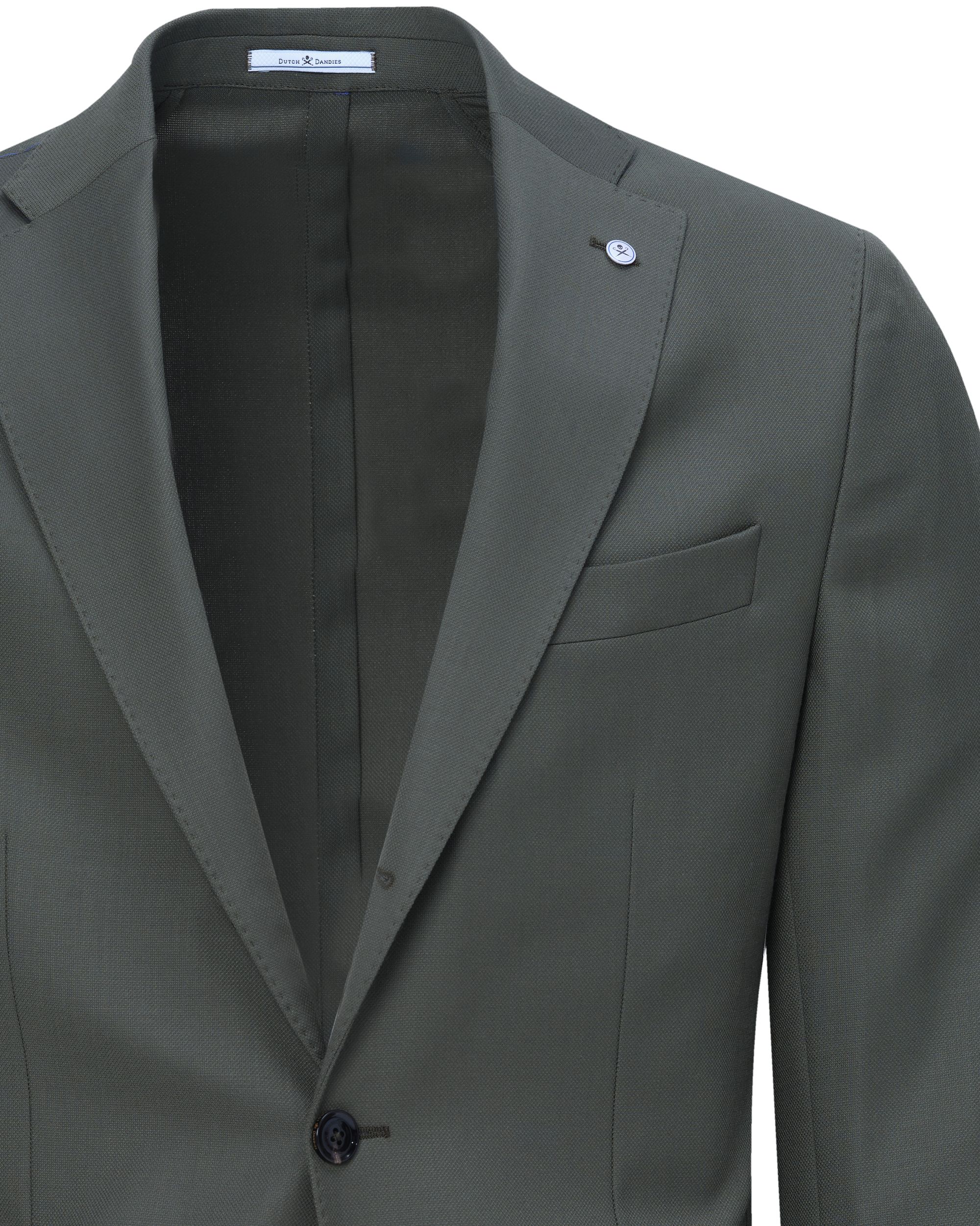 Dutch Dandies Mix & Match Colbert Groen uni 081851-001-46