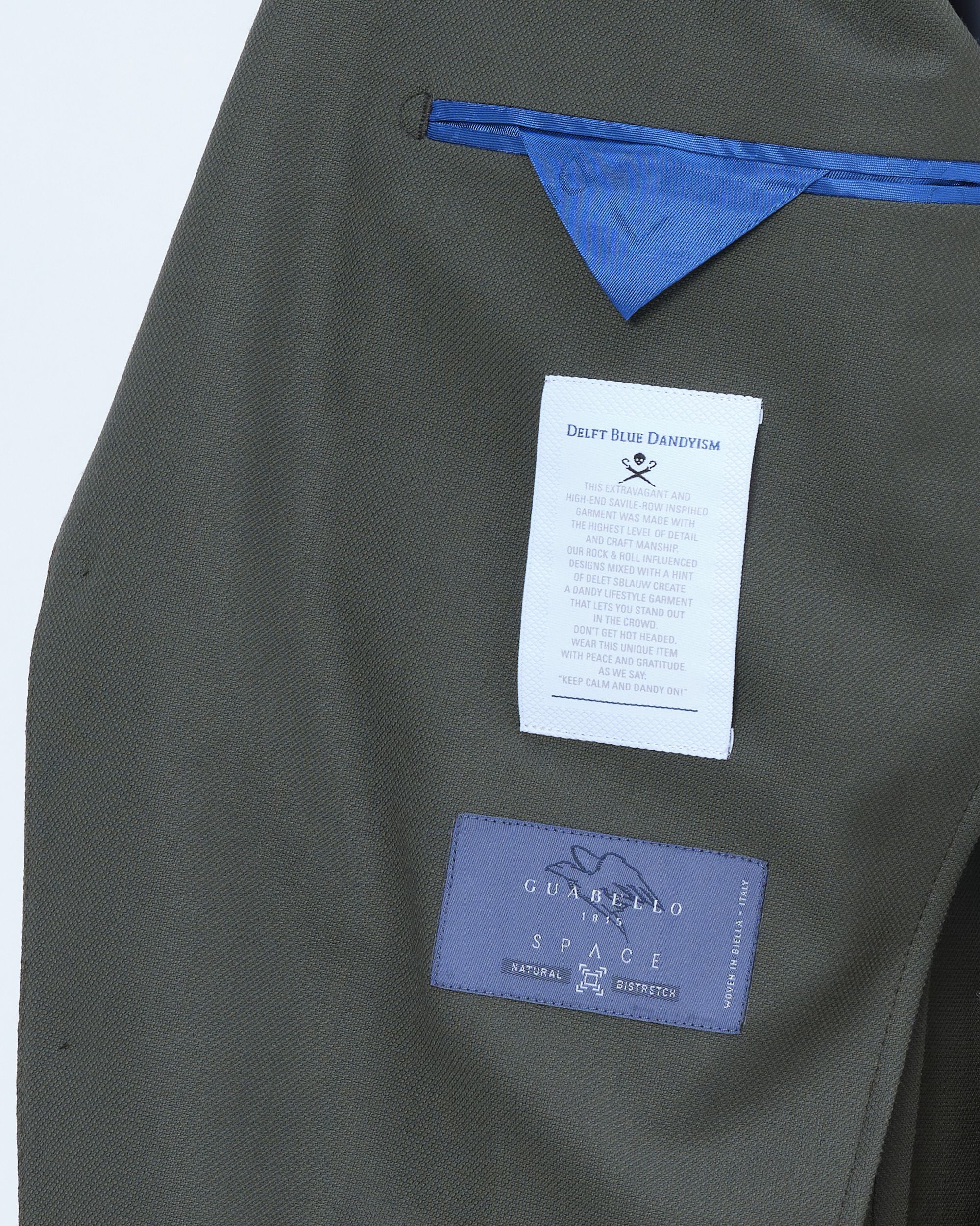 Dutch Dandies Mix & Match Colbert Groen uni 081851-001-46