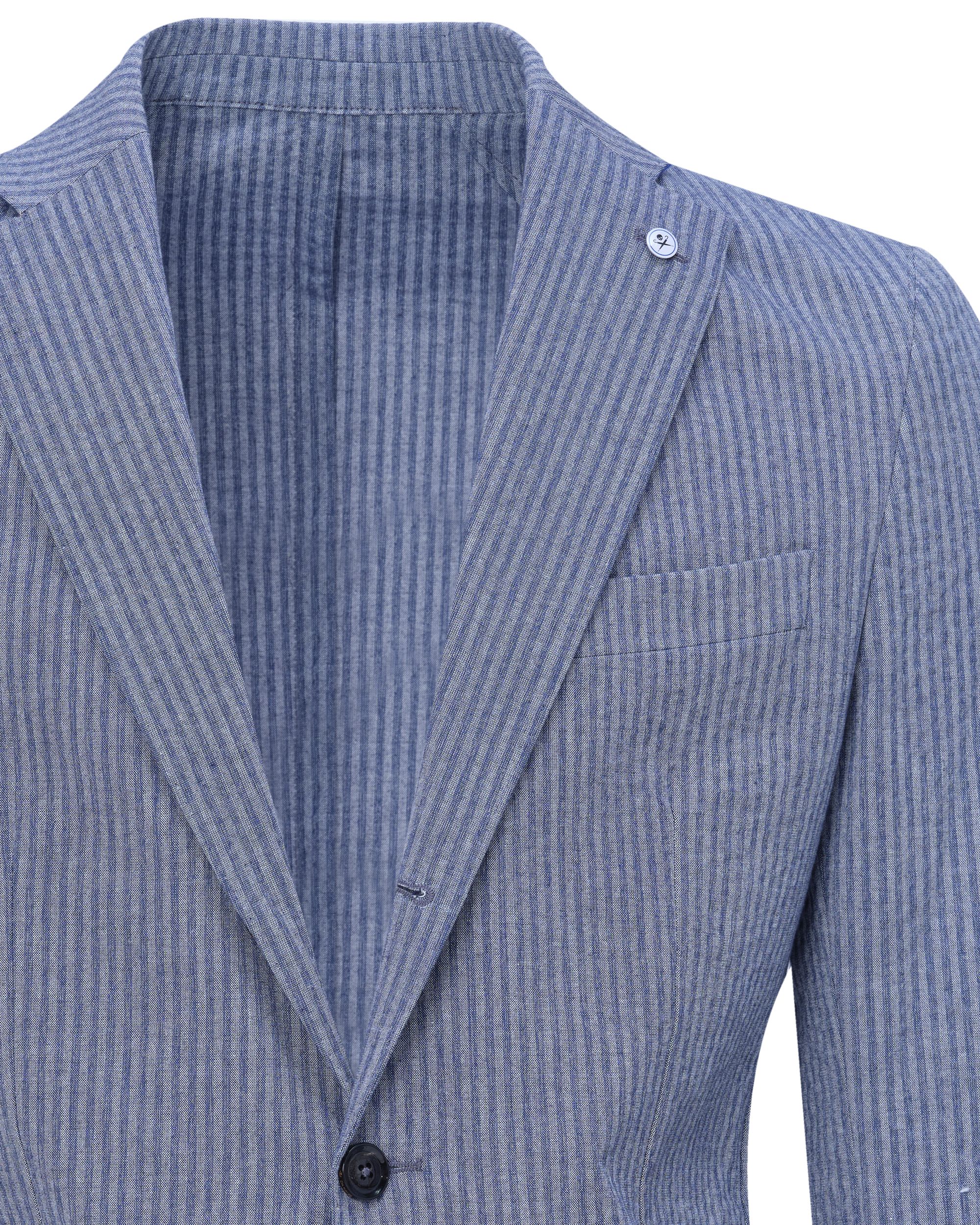 Dutch Dandies Mix & Match Colbert Dark blue streep 081853-002-46