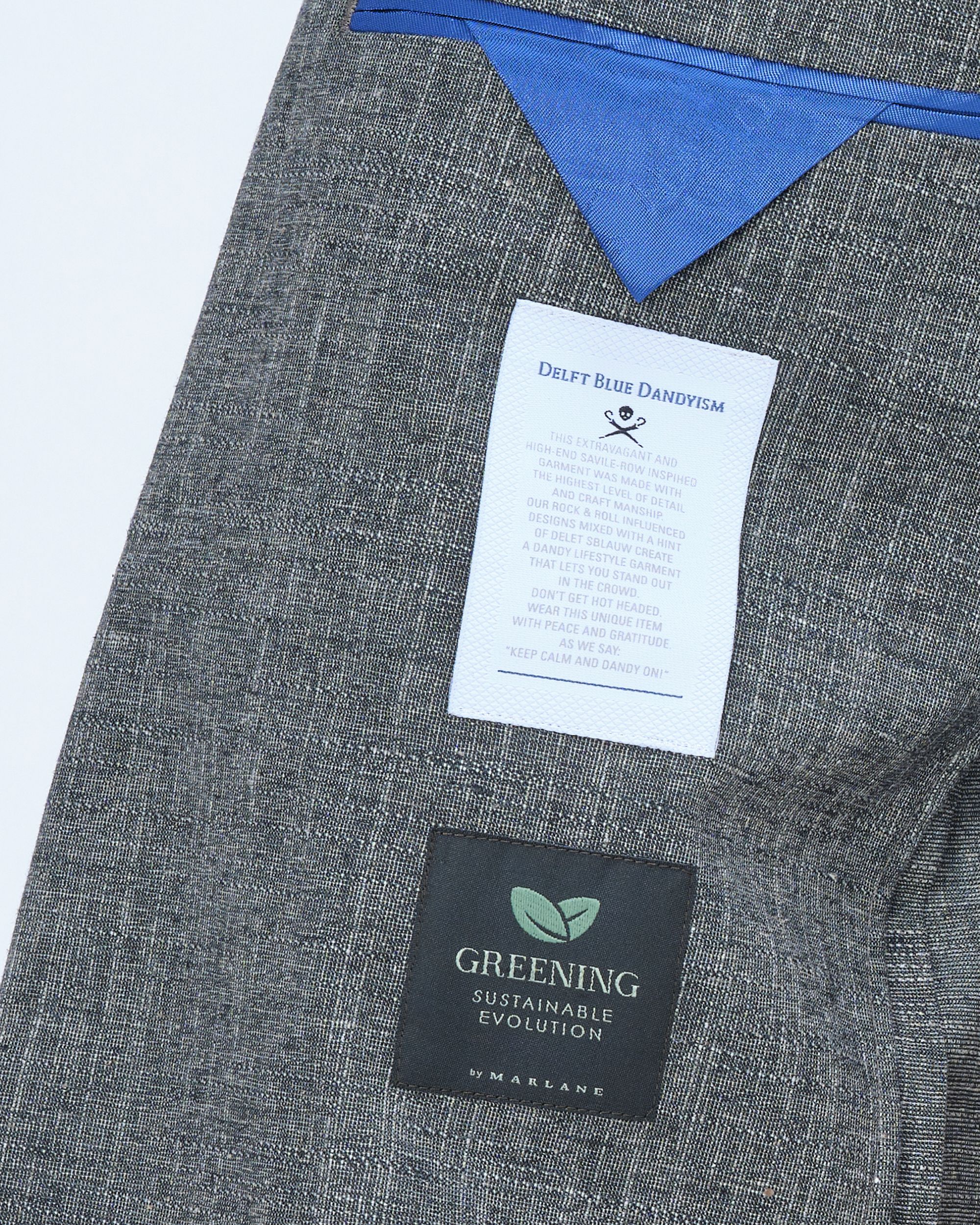 Dutch Dandies Damon Mix & Match Colbert Donker groen uni 081855-002-46