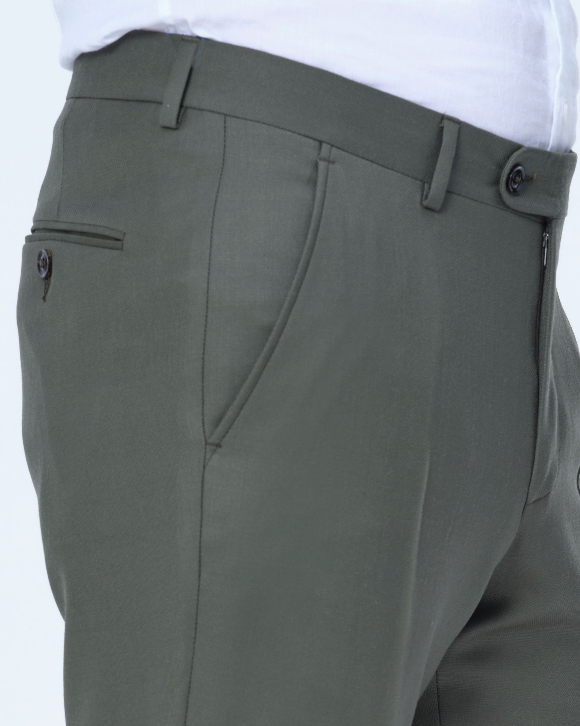 Dutch Dandies Mix & Match Pantalon Groen uni 081863-001-46