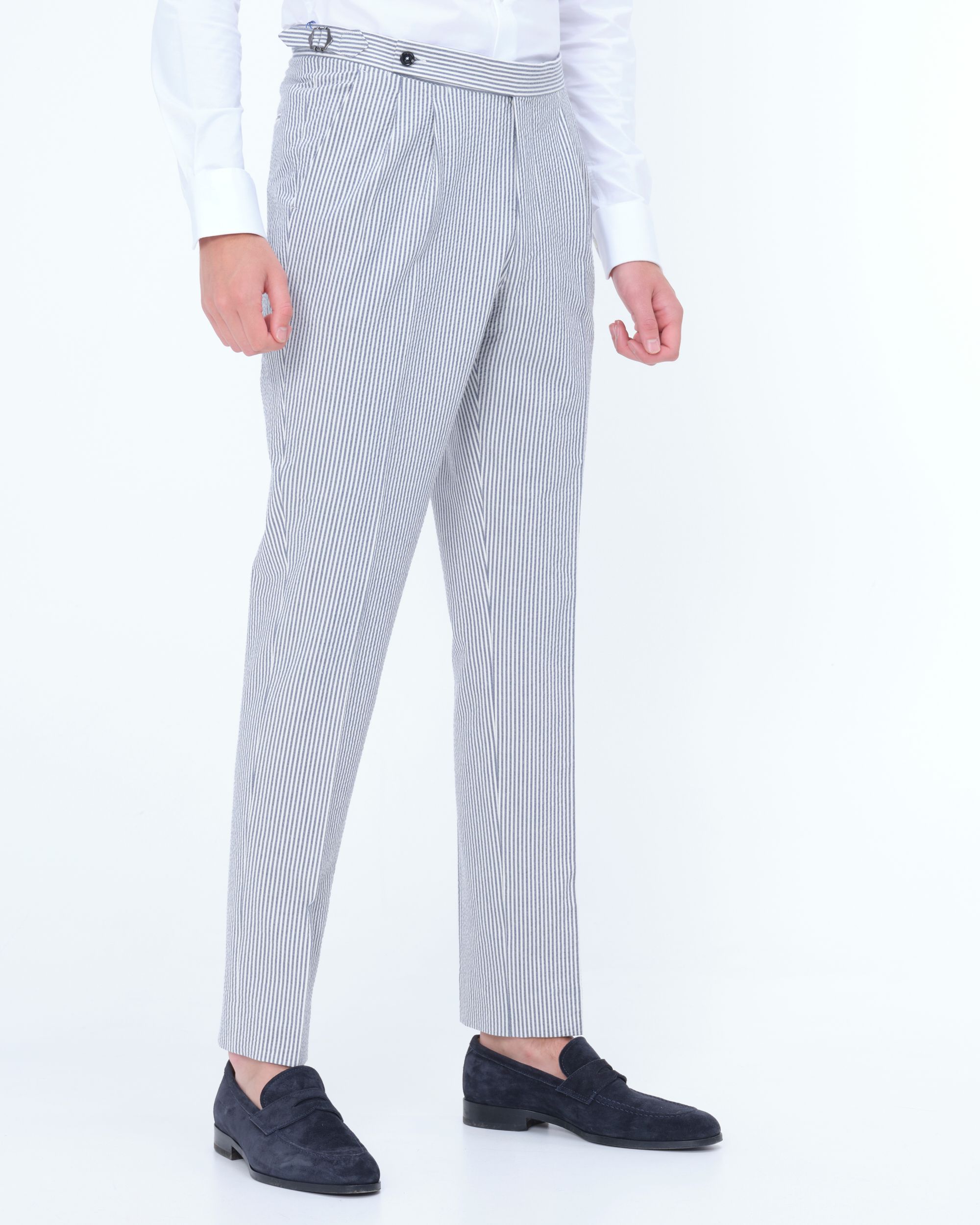 Dutch Dandies Mix & Match Pantalon Navy streep 081866-001-46