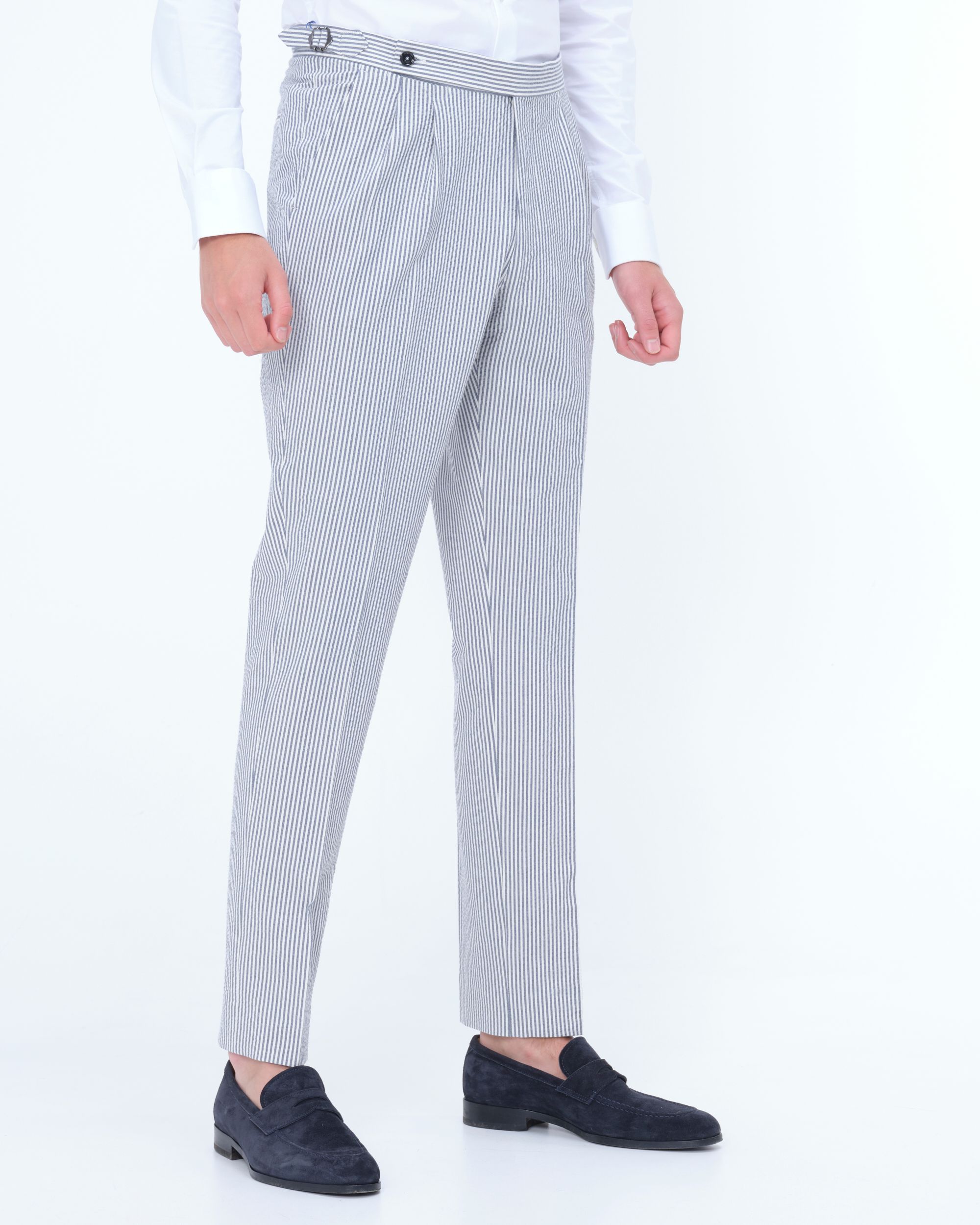 Dutch Dandies Pistoia Mix & Match Pantalon Navy streep 081866-001-46