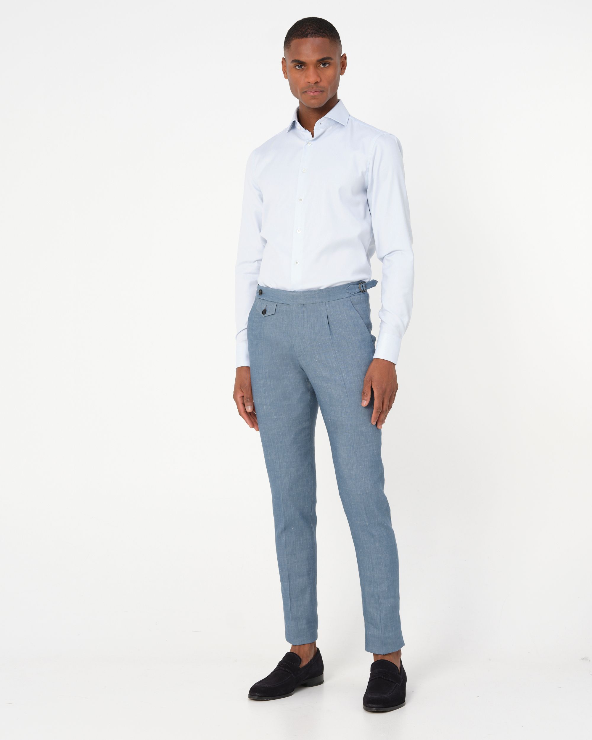 Dutch Dandies Pisa Mix & Match Pantalon Lichtblauw uni 081871-002-46