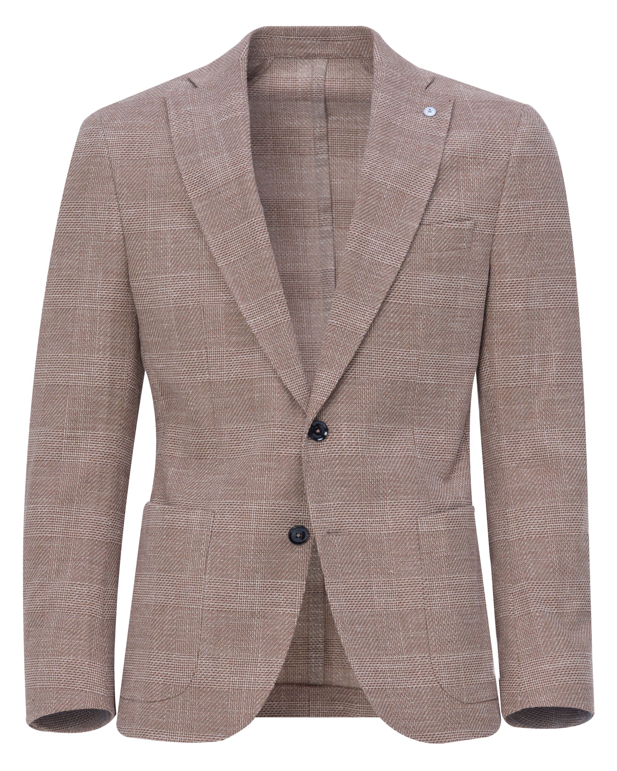 Dutch Dandies Colbert Bruin grote ruit 081898-001-46