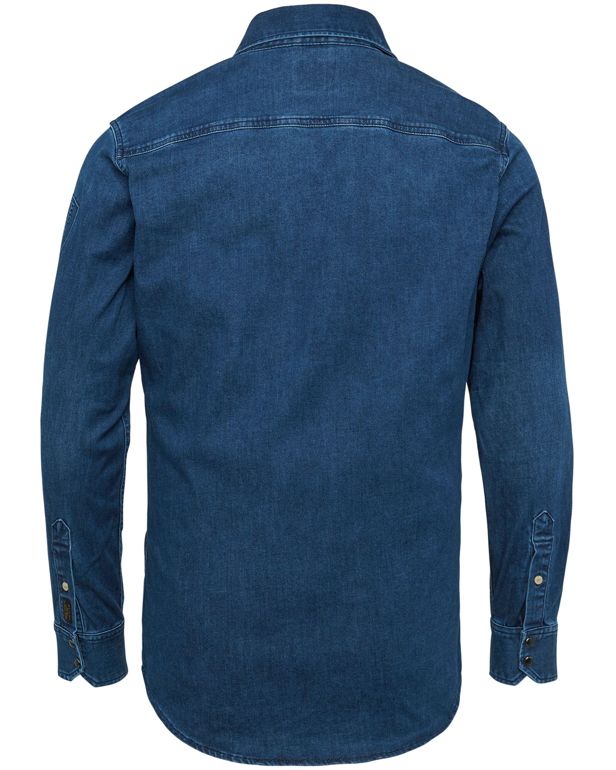 PME Legend Casual Overhemd LM Blauw 081946-001-L