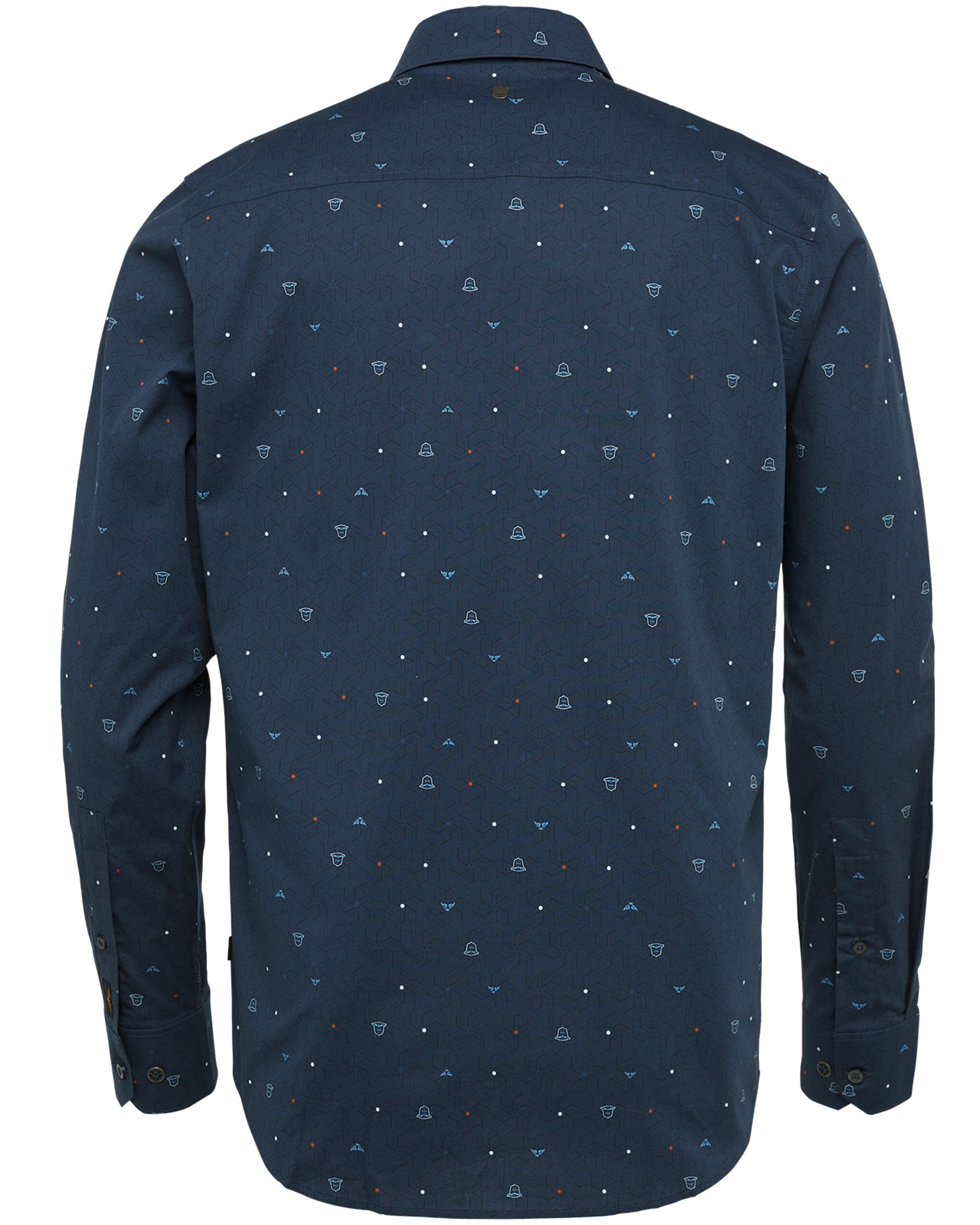 PME Legend Casual Overhemd LM Blauw 081954-001-L