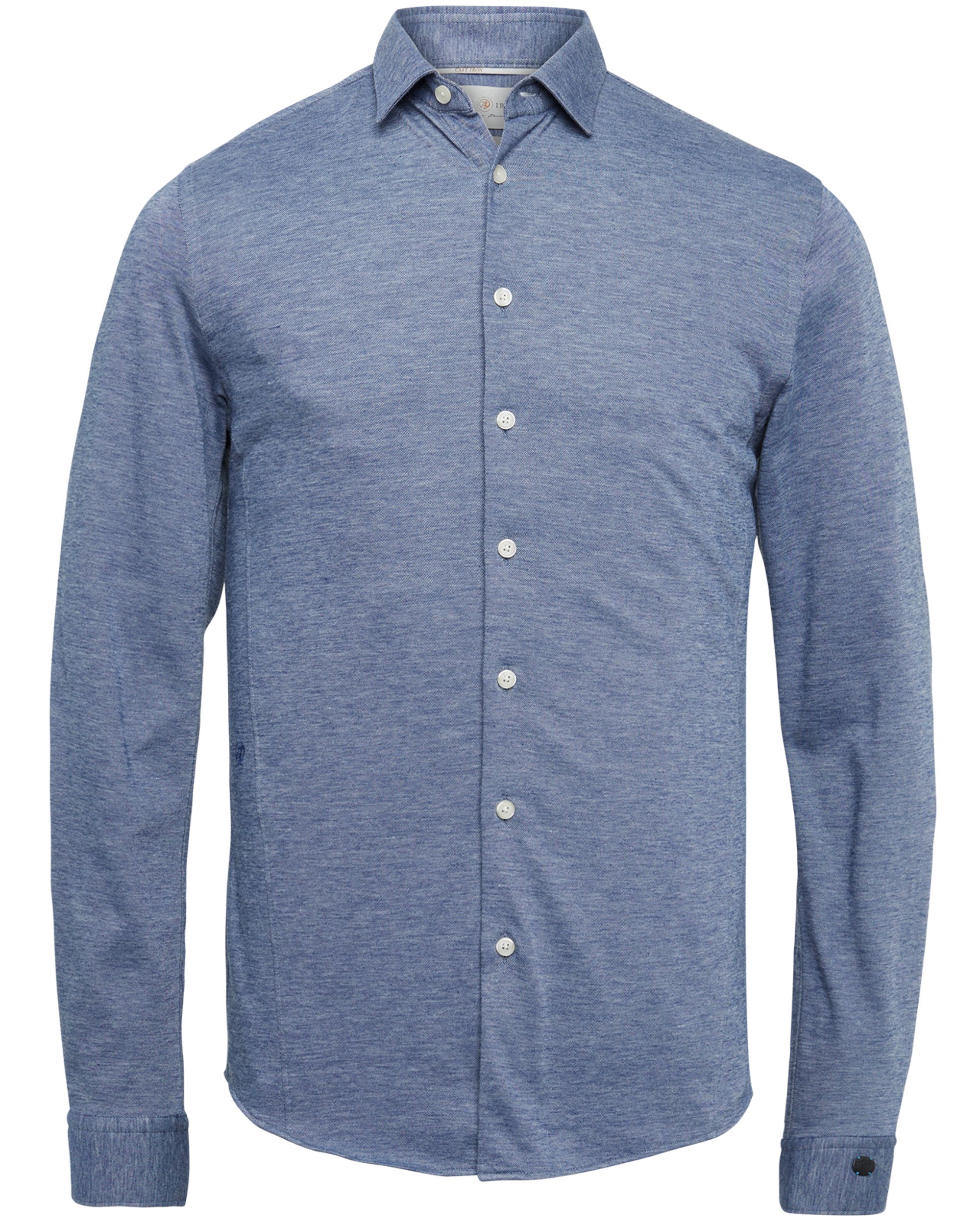 Cast Iron Casual Overhemd LM Blauw 082007-001-L