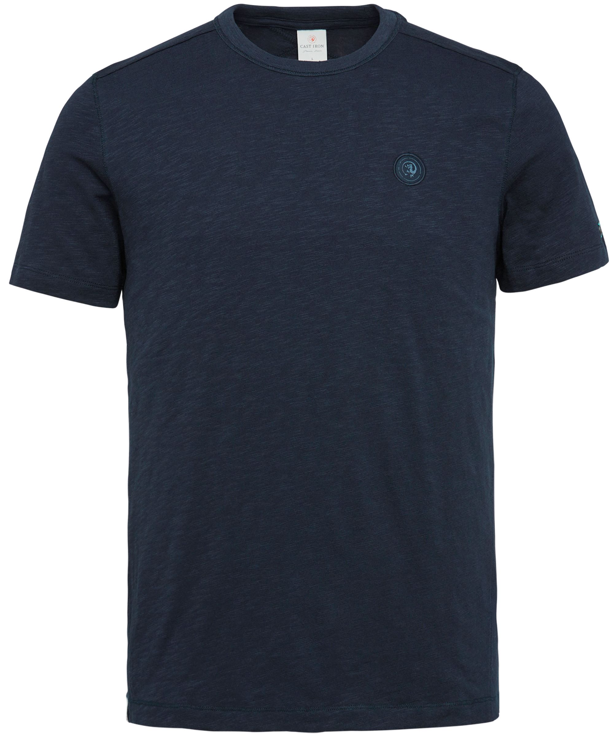 Cast Iron T-shirt KM Blauw 082019-001-L