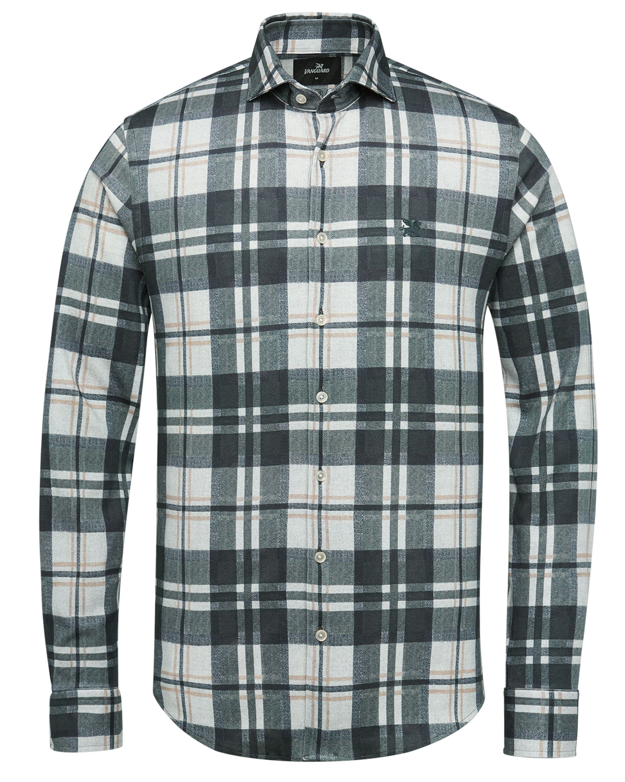Vanguard Casual Overhemd LM Groen 082038-001-L