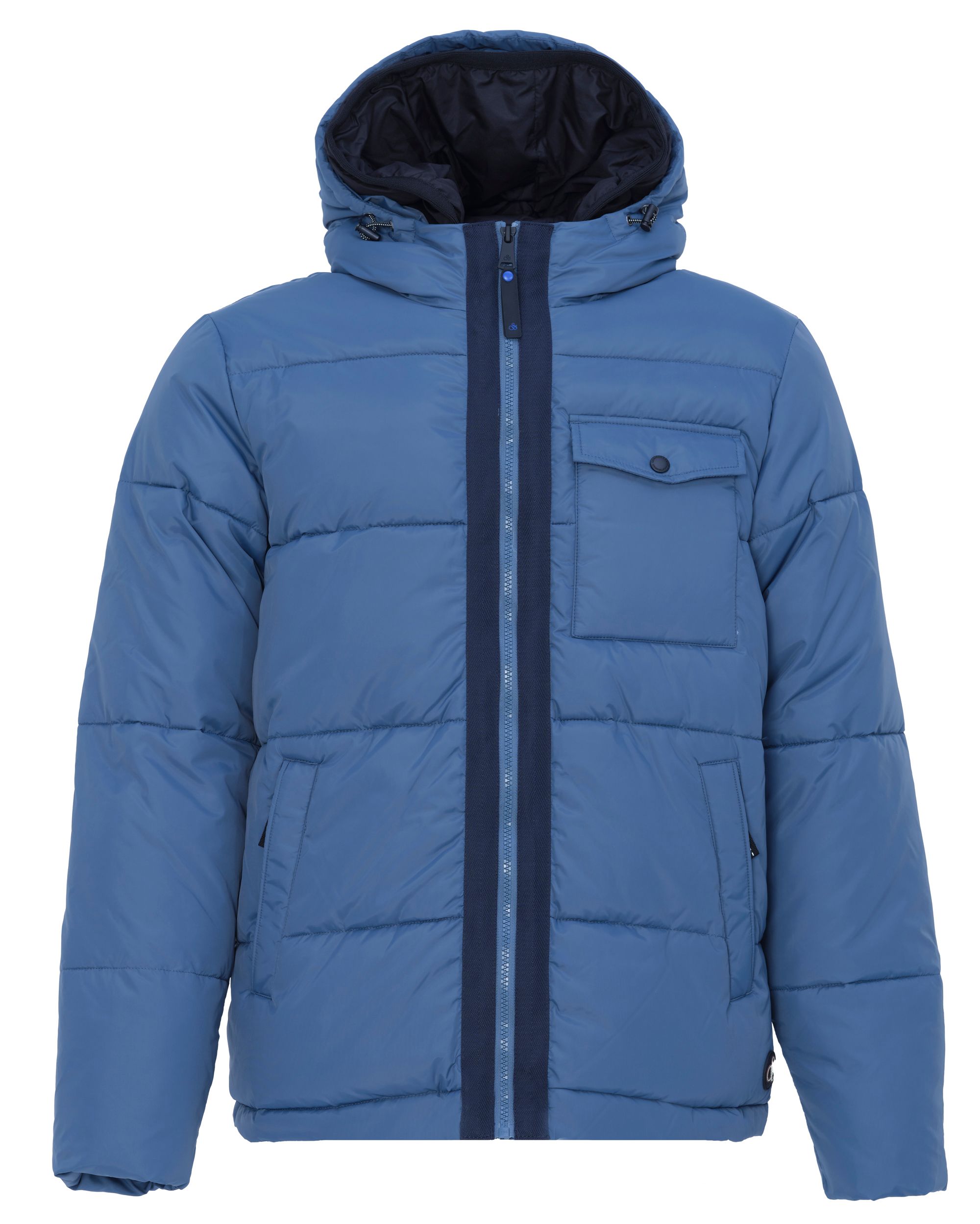 Scotch & Soda Gewatteerde Jas Donker grijs 082060-001-L